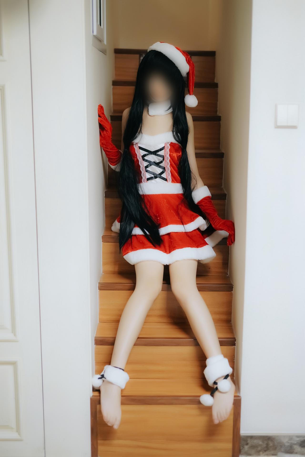 [cosplay] 少女映画 - 时崎狂三 圣诞：大尺度角色还原 121P1V