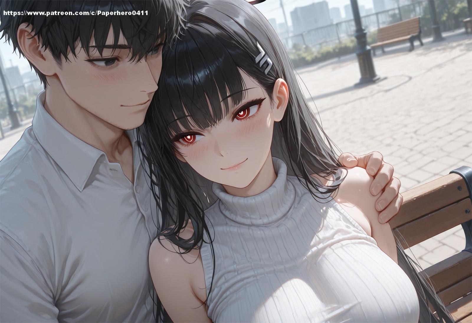 AI Porn - 碧蓝档案 调月莉音：黑丝蕾丝内衣浴室湿身 AI 裸图图库 237P