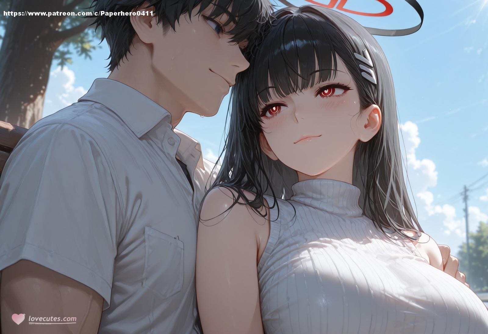 AI Porn - Blue Archive Tsukatsuki Rio Vol.4-5 ถุงน่องดำห้องน้ำ AI 238P