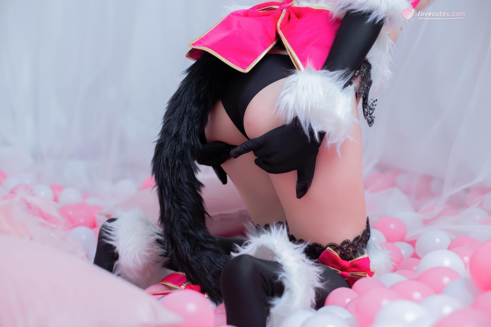 [cosplay] 二佐Nisa - Fate 伊莉雅野兽：兽耳装情趣角色还原 22P