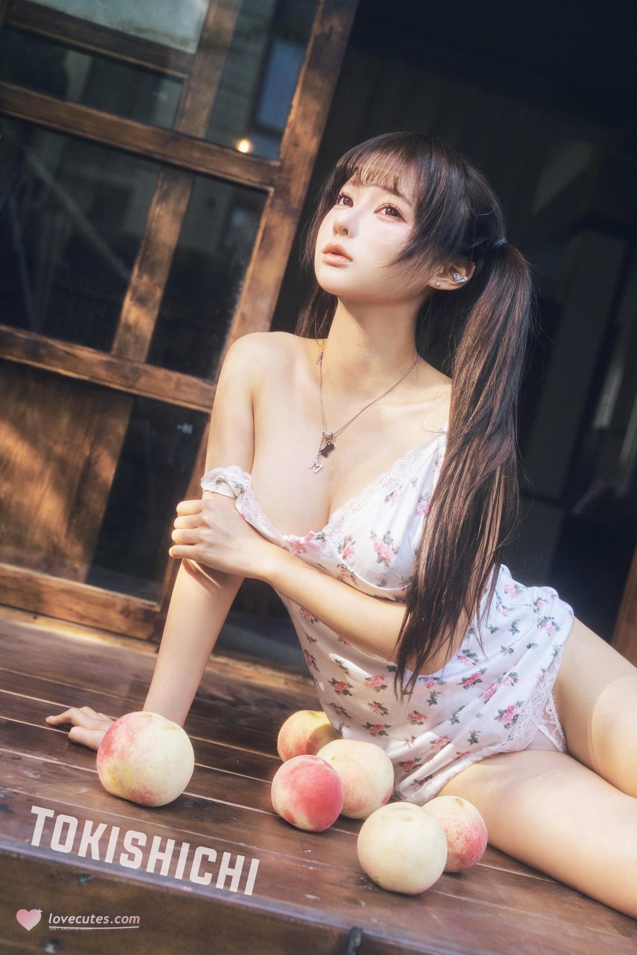 [Photo Set] 蠢沫沫 - ธีมพีชโฟโต้เซ็ตส่วนตัว 41P