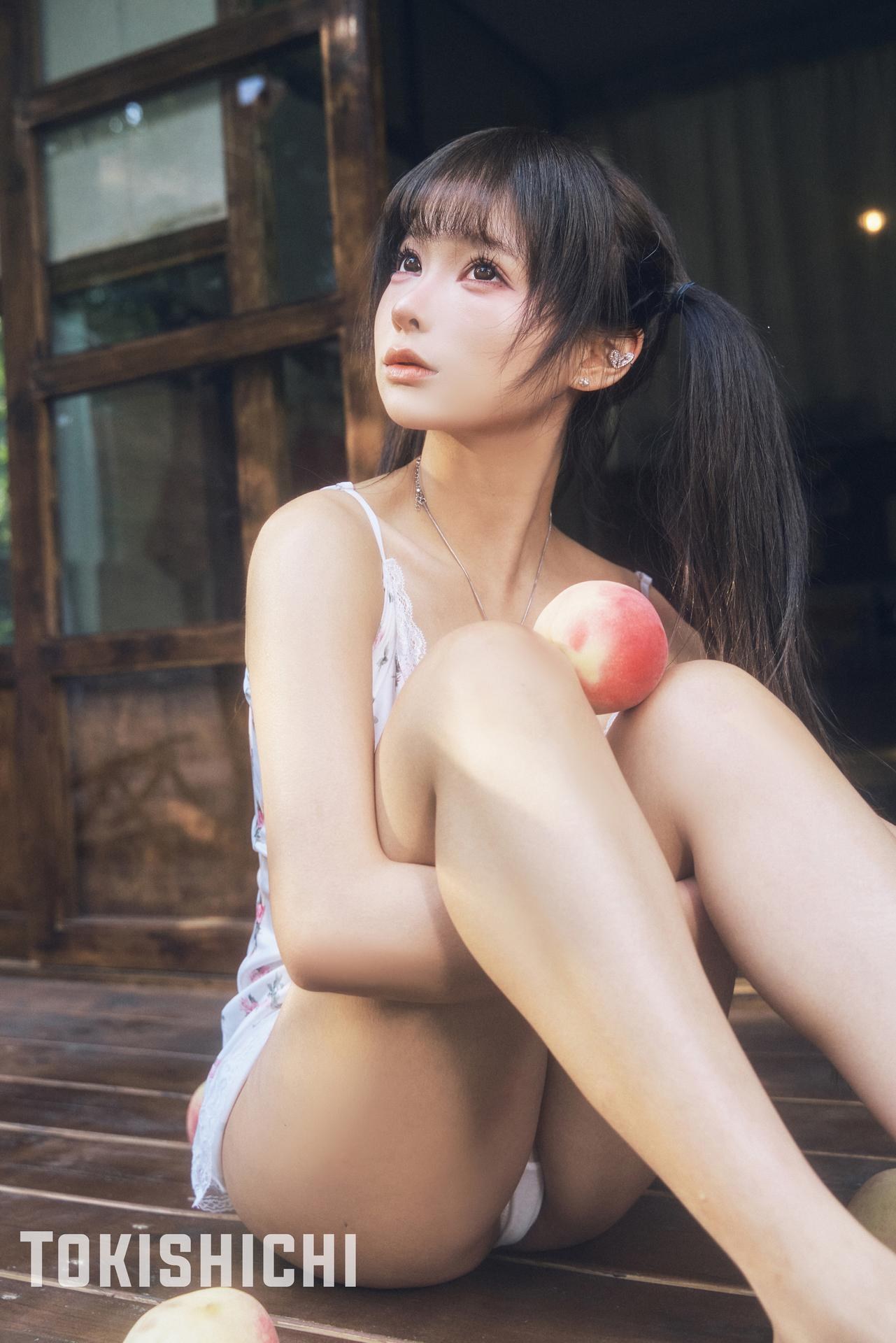 [Photo Set] 蠢沫沫 - ธีมพีชโฟโต้เซ็ตส่วนตัว 41P