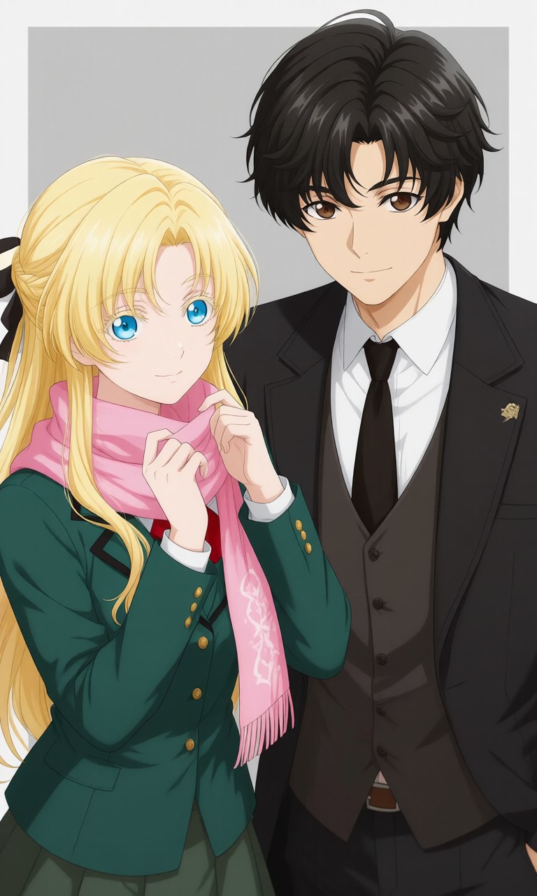 AI Generated Anime Girl - ロード・オブ・ミステリーズ クライン x ドラゴンラージャ 零 制服風 AI画像ギャラリー 207P