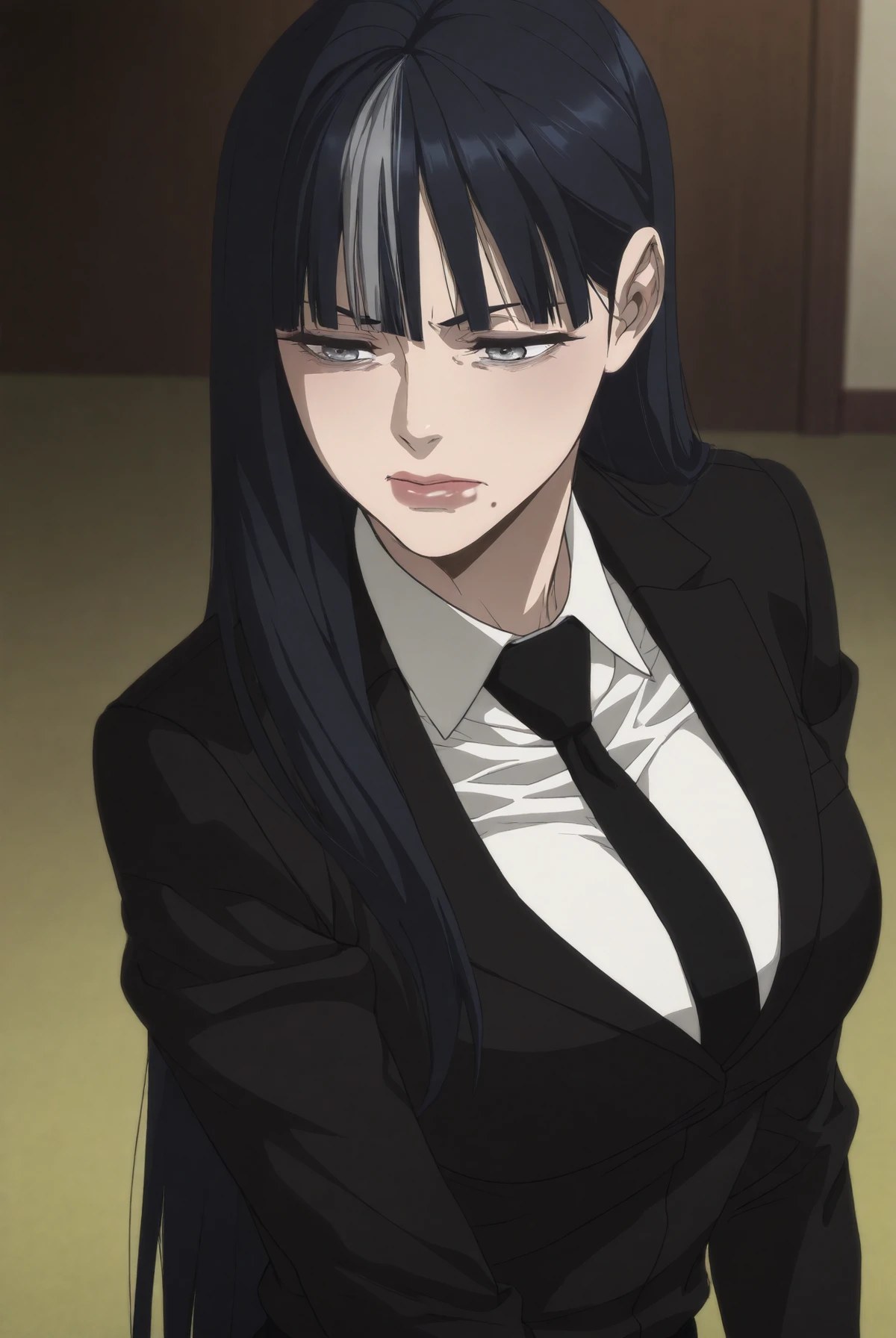 AI Porn - Team Leader Mido 黒ストッキング、レースランジェリー、ボディスーツ、濡れ感、露出ヌード AI画像ギャラリー 63P