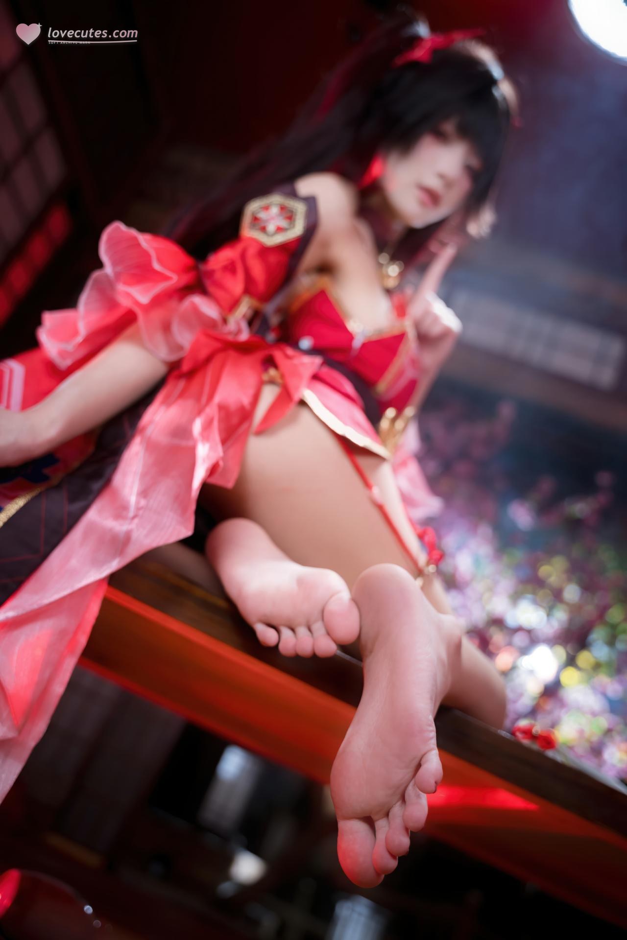 [cosplay] 九柒喵 - 崩坏星穹铁道 花火：红黑和风小恶魔角色还原 65P