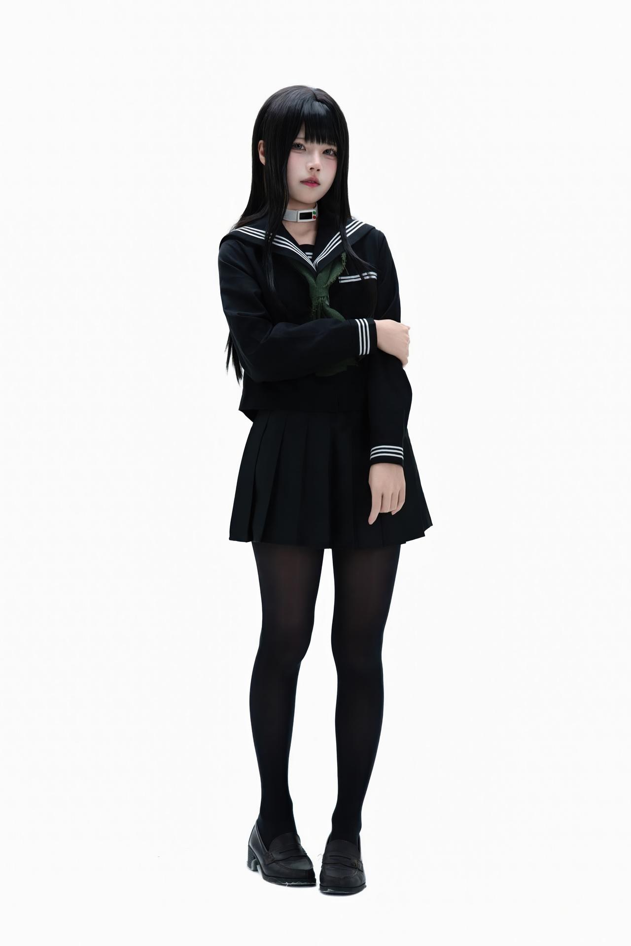 [cosplay] Shimizu Nagi - ชุดภาพ Rinne Byakuya white-hair costume set 72P
