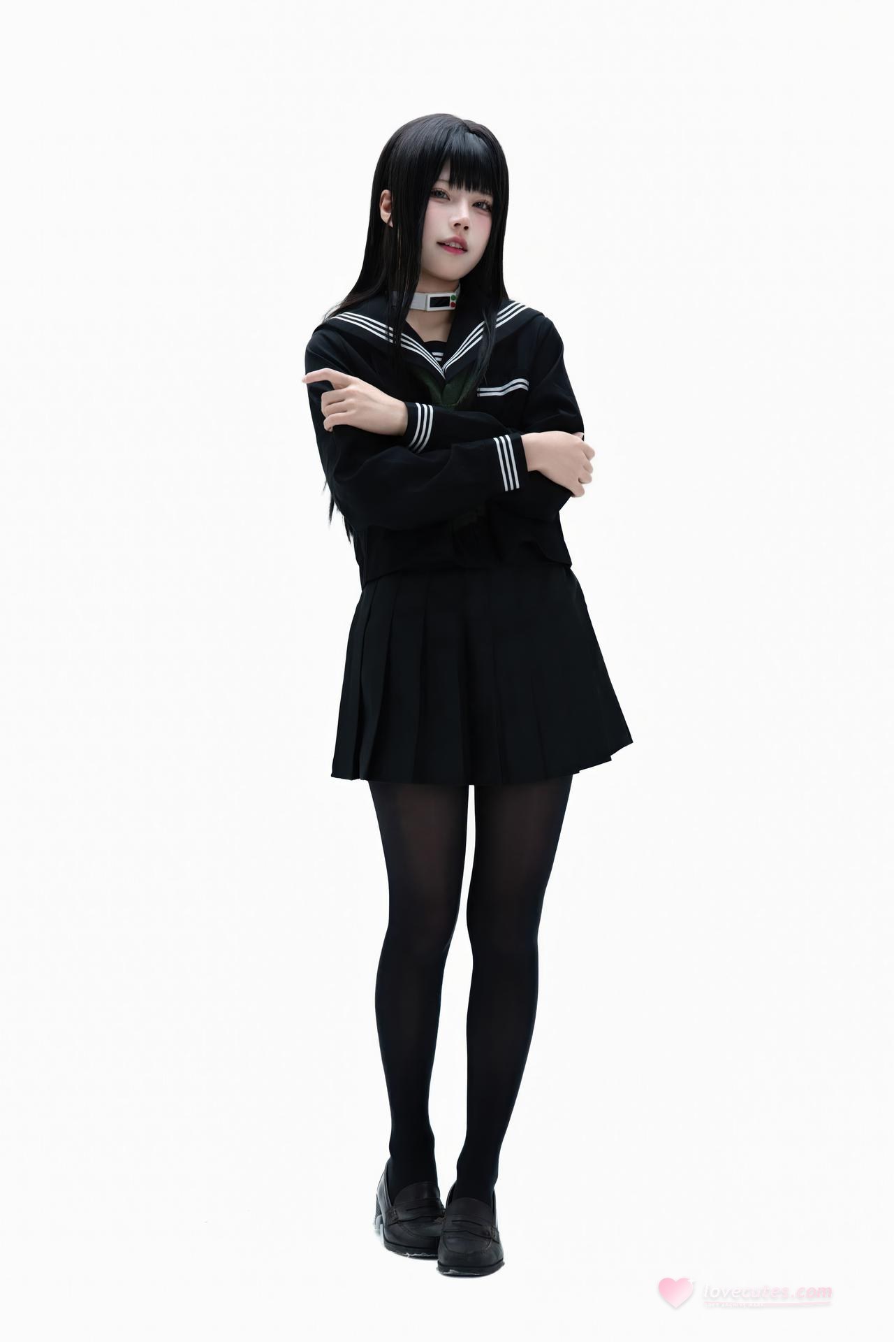 [cosplay] Shimizu Nagi - ชุดภาพ Rinne Byakuya white-hair costume set 72P