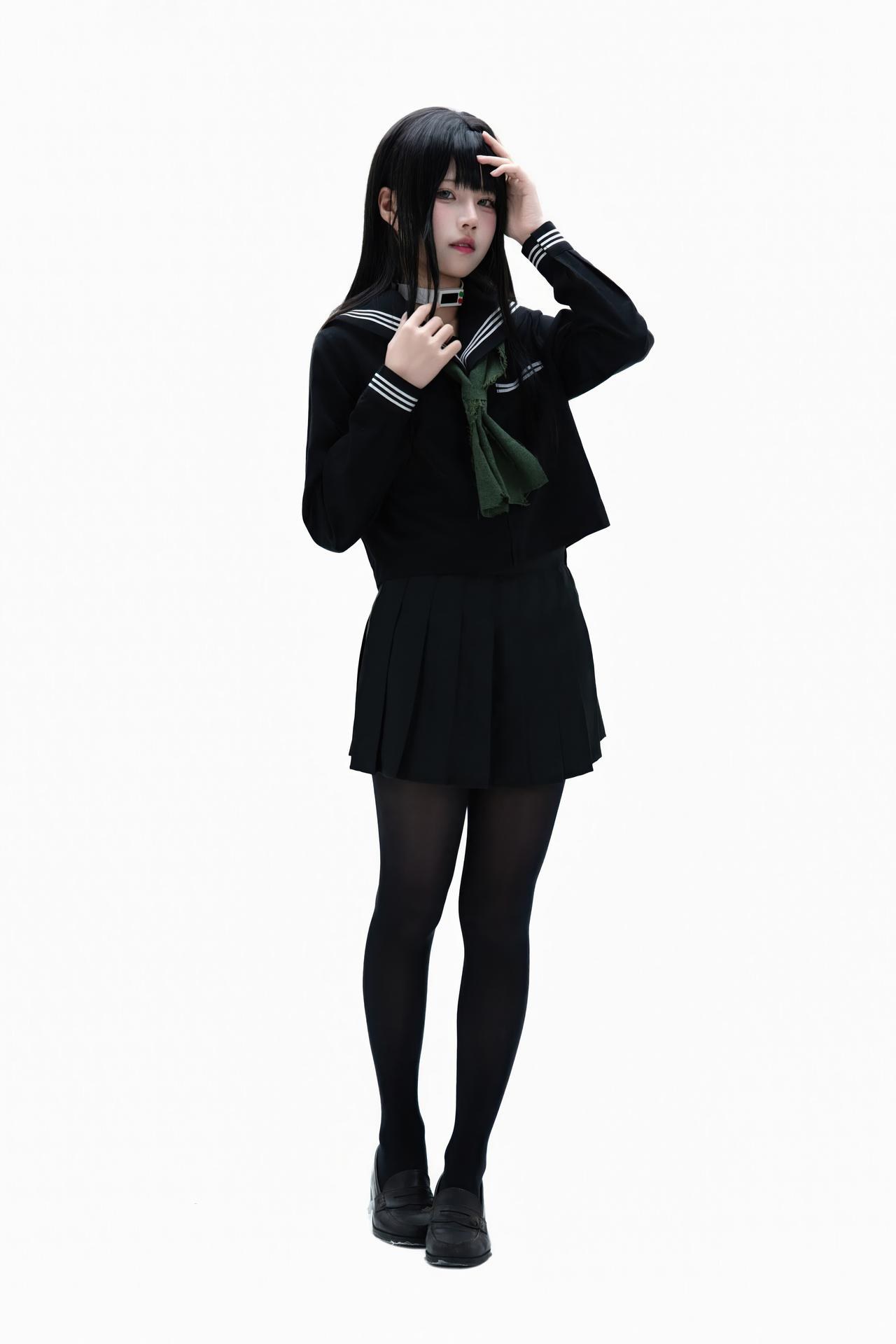 [cosplay] Shimizu Nagi - ชุดภาพ Rinne Byakuya white-hair costume set 72P