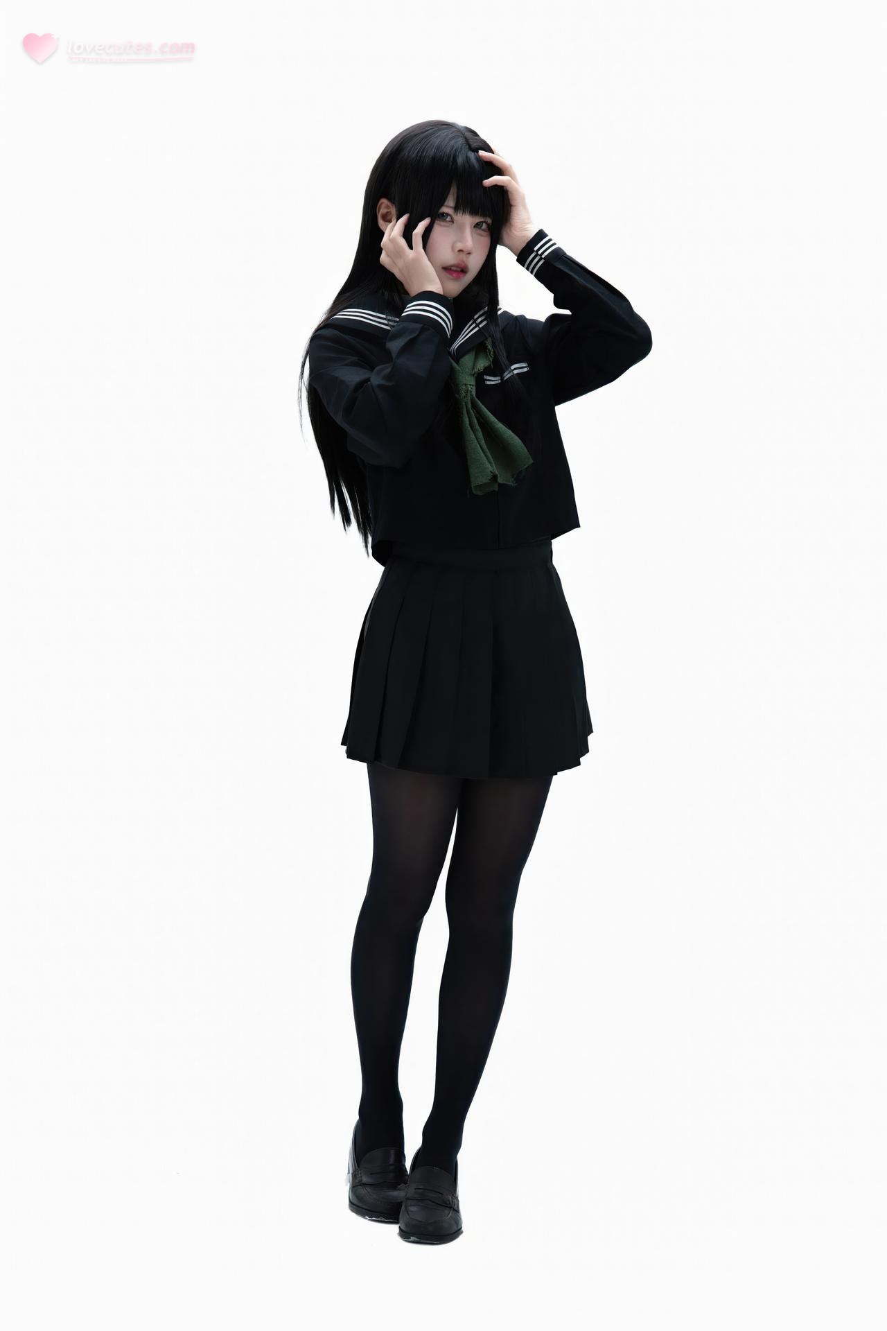 [cosplay] Shimizu Nagi - ชุดภาพ Rinne Byakuya white-hair costume set 72P