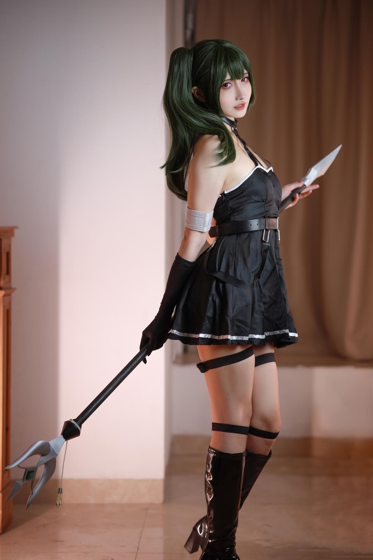 [cosplay] Yamazaki Rei - Frieren Ubel black dress cosplay 사진 세트 142P