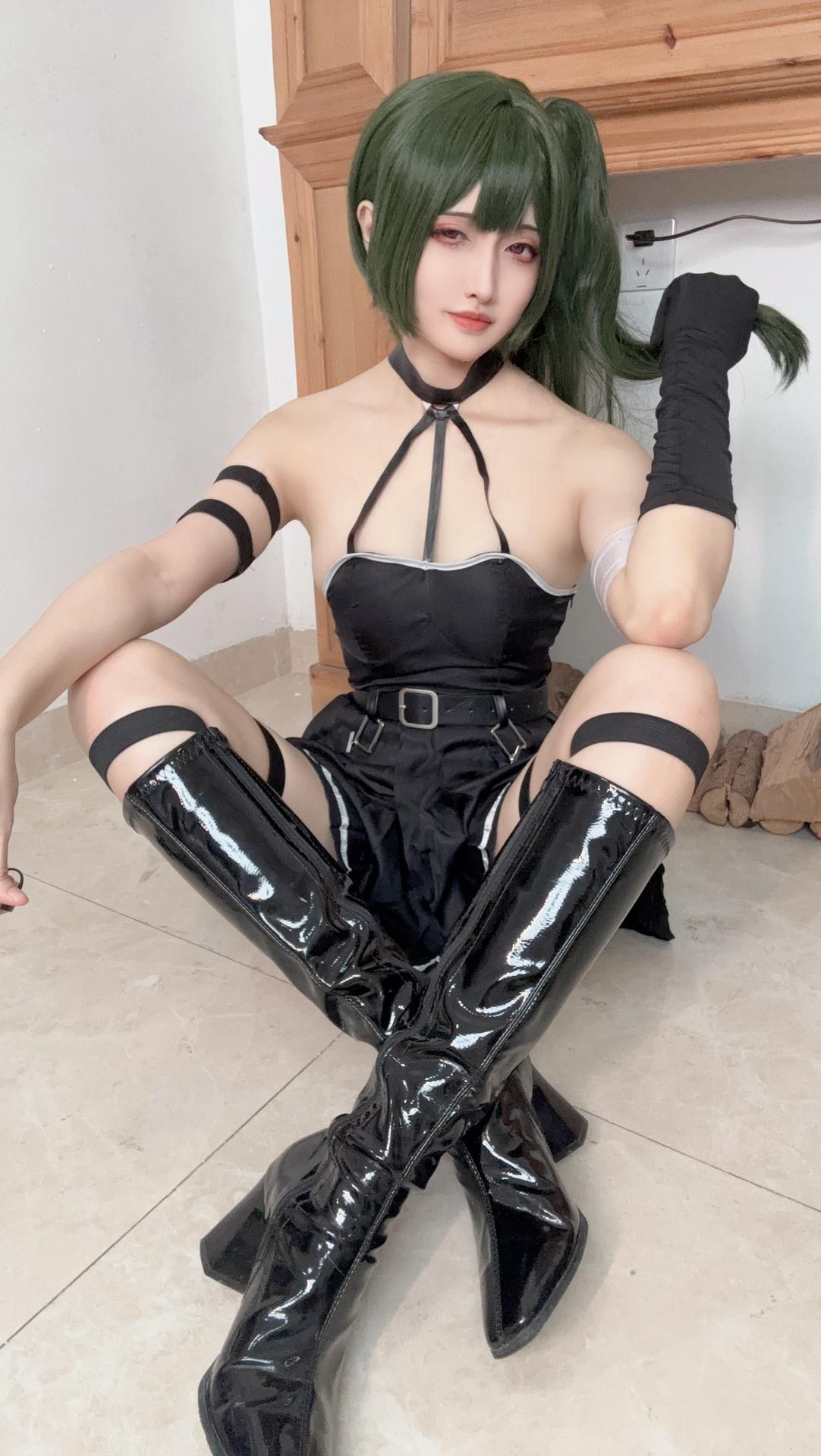 [cosplay] Yamazaki Rei - Frieren Ubel black dress cosplay 사진 세트 142P