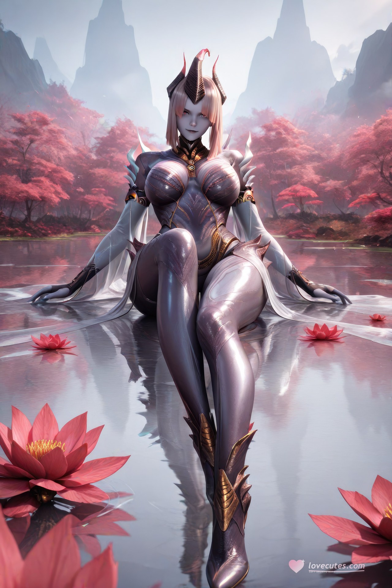 AI Porn - 吞噬星空 多依 黒ストッキング、ボディスーツ、露出ヌード AI画像ギャラリー 1057P