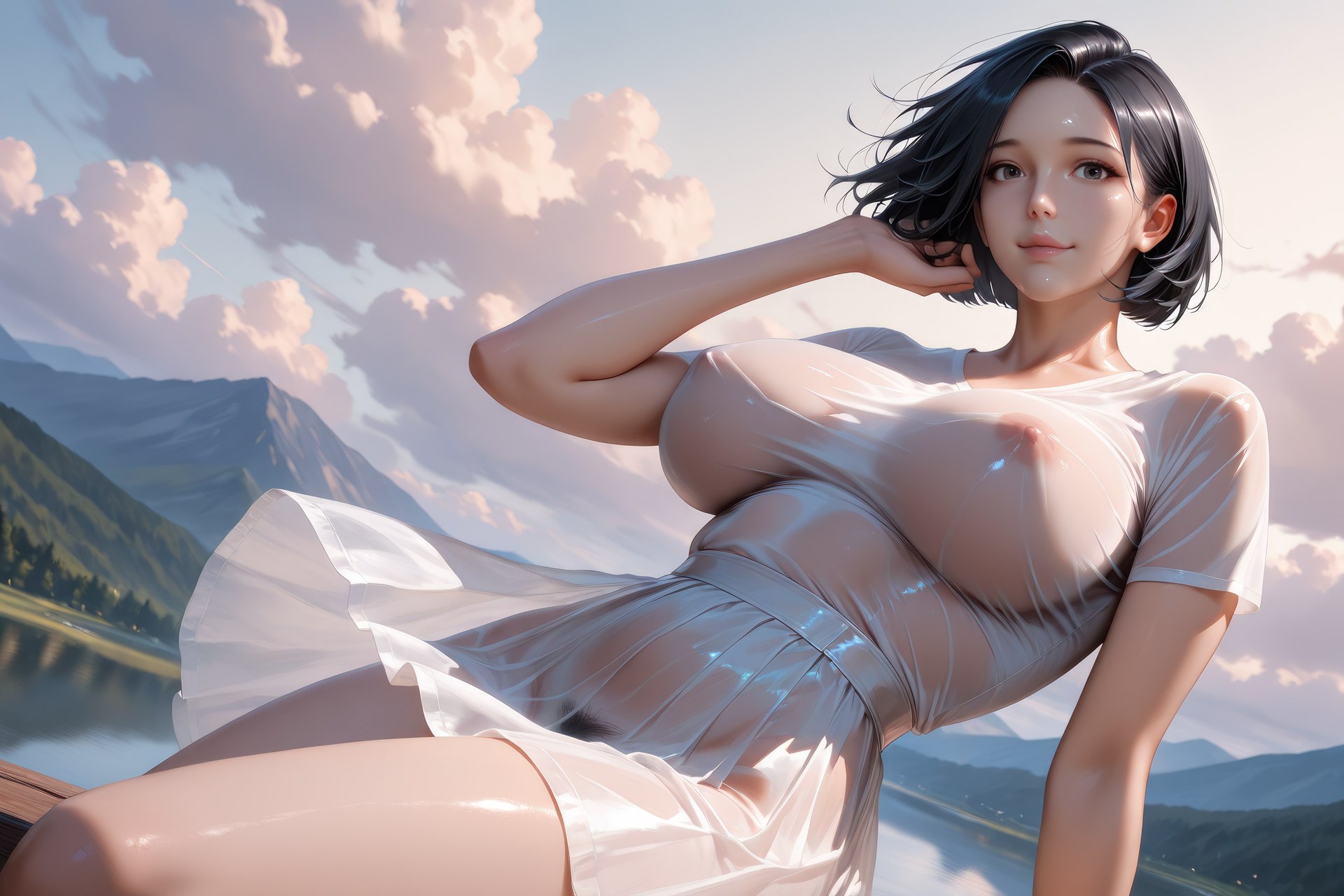 AI Porn - 吞噬星空 女向导：紧身衣湿身露穴成人向图集 895P