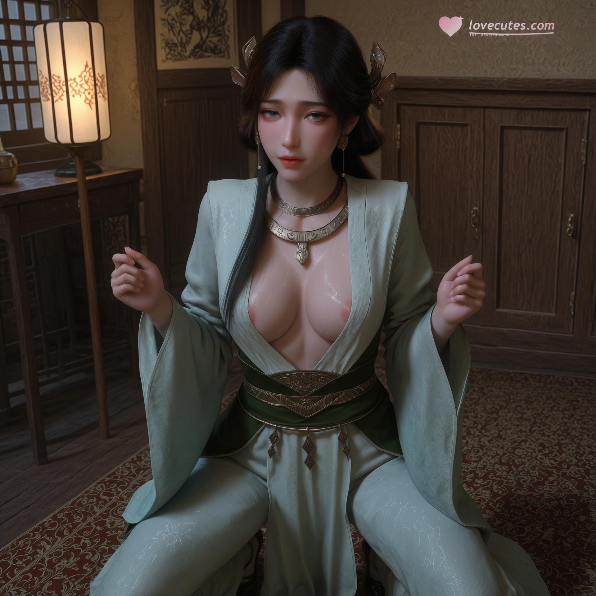 AI Porn - 歲月長青 梅凝V2 黒ストッキング、ボディスーツ、露出ヌード AI画像ギャラリー 169P