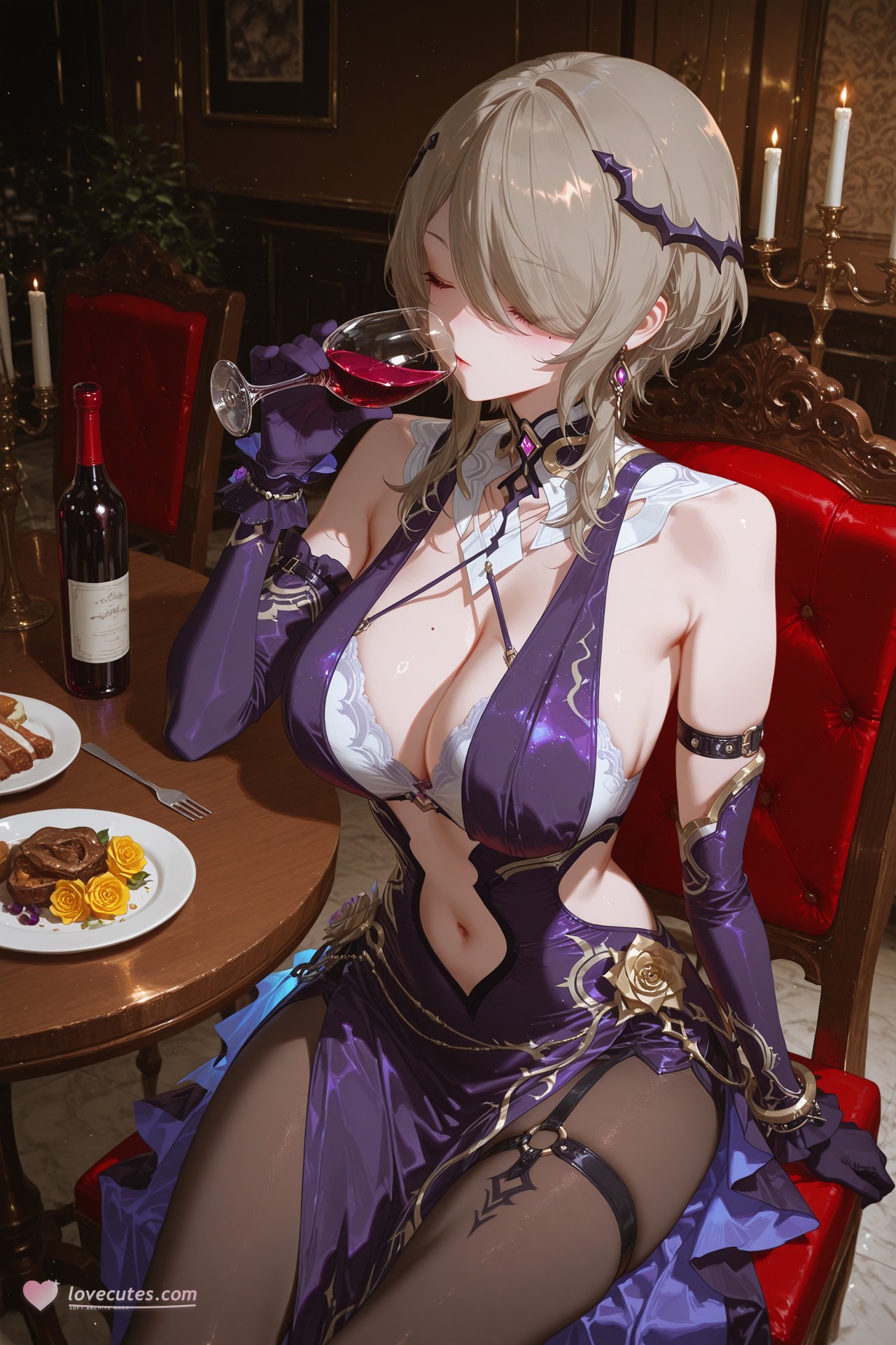 AI Porn - JiongBaotai 黒ストッキング レースランジェリー ボディスーツ 濡れ感 AI画像ギャラリー 84P
