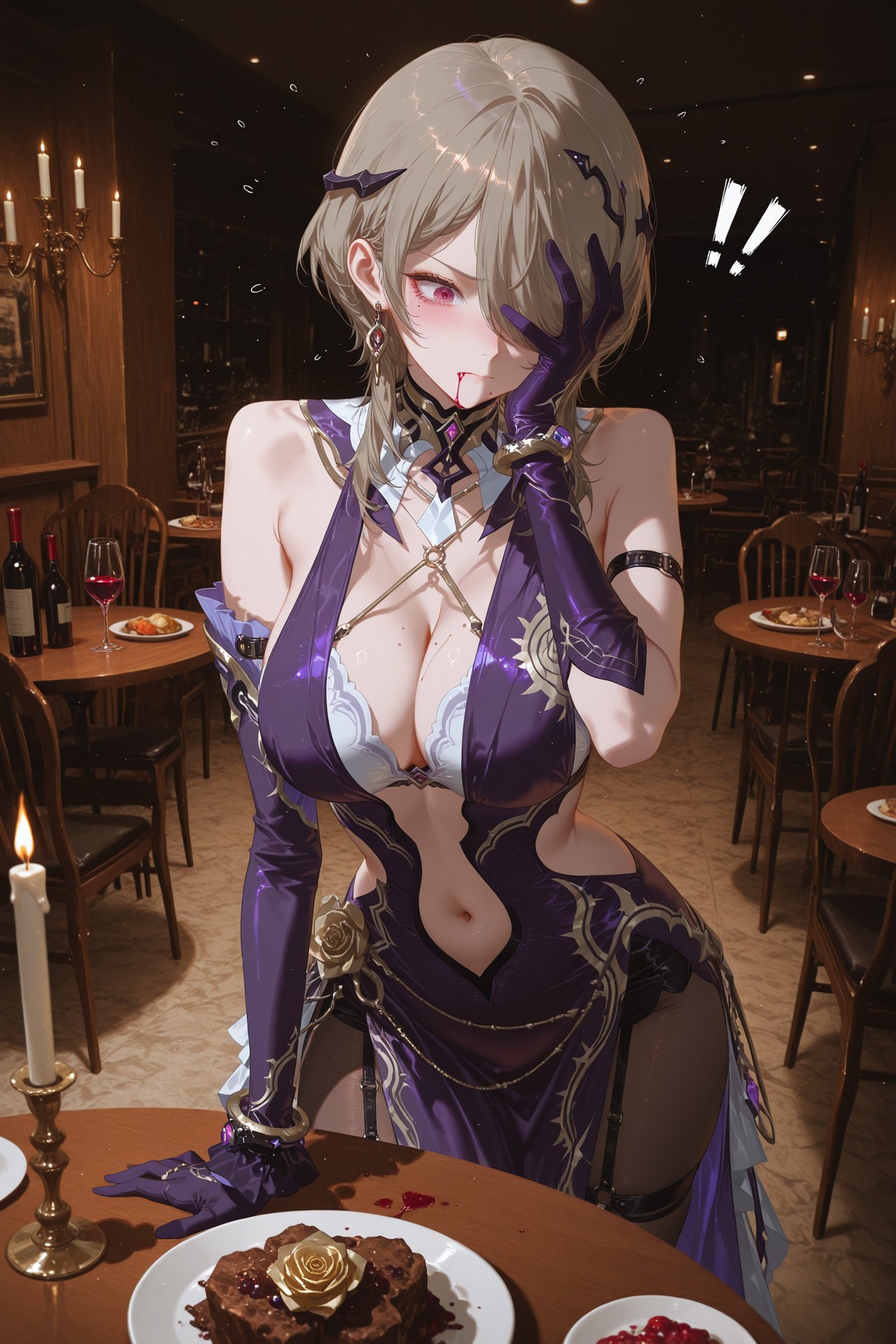 AI Porn - JiongBaotai 黒ストッキング レースランジェリー ボディスーツ 濡れ感 AI画像ギャラリー 84P