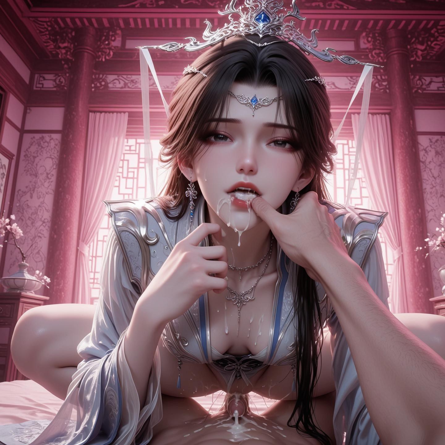 AI Porn - 仙逆 李慕婉：紧身衣湿身露穴成人向图集 124P