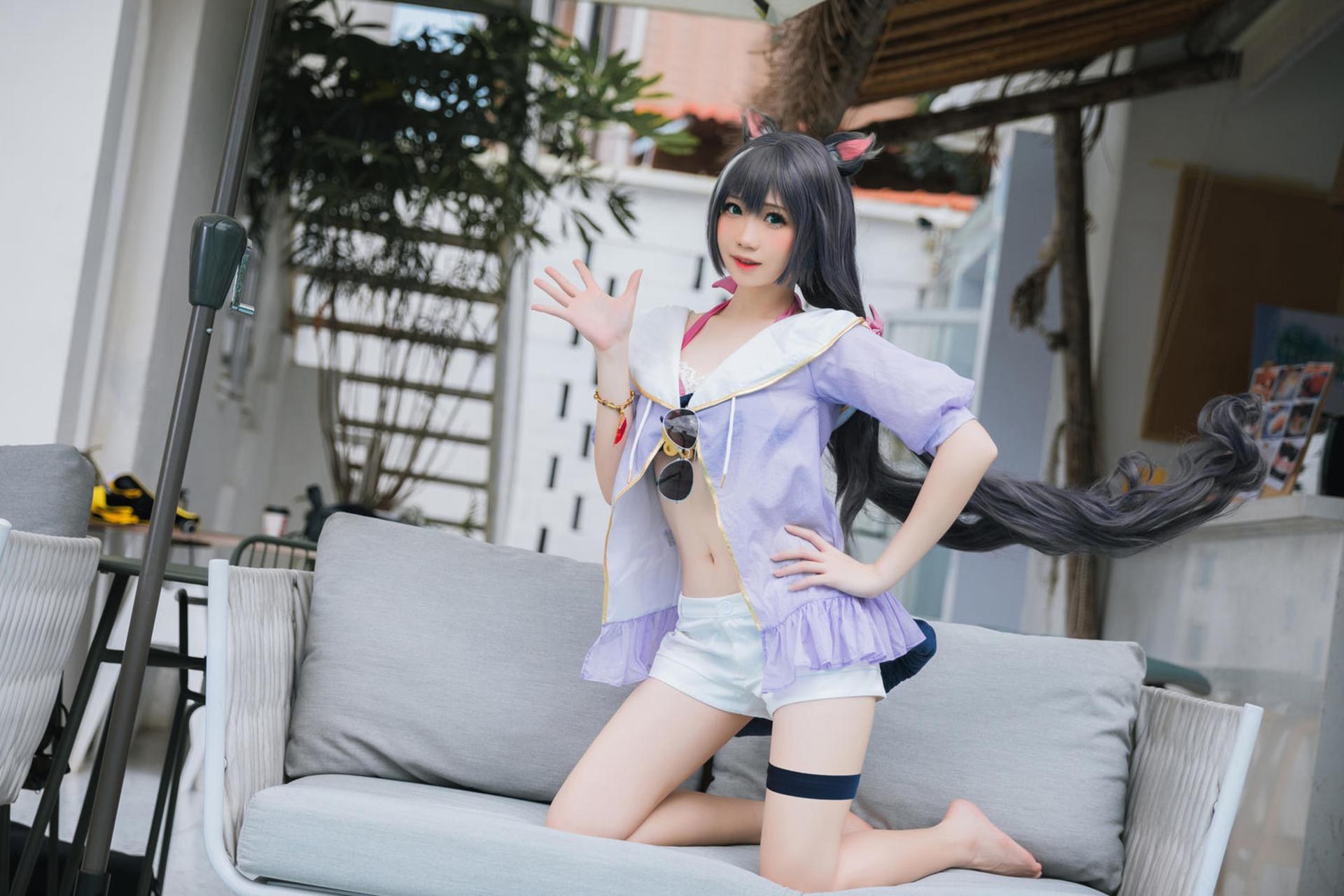 [Cosplay] Menmentan โฟโต้เซ็ต cosplay, swimsuit, bikini, leg-focused poses 20P