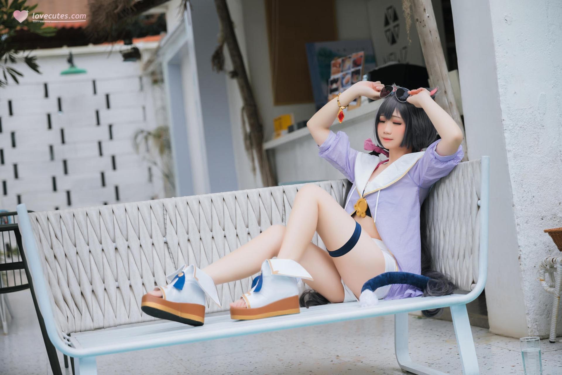 [Cosplay] Menmentan โฟโต้เซ็ต cosplay, swimsuit, bikini, leg-focused poses 20P