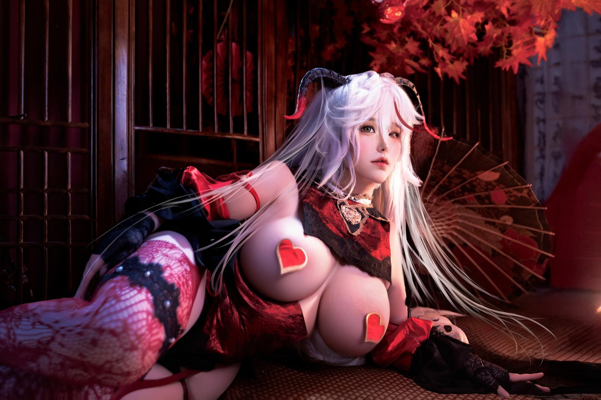 [Cosplay] Zhixin Dannaishao - MissKON coser cosplay, busty styling 34P