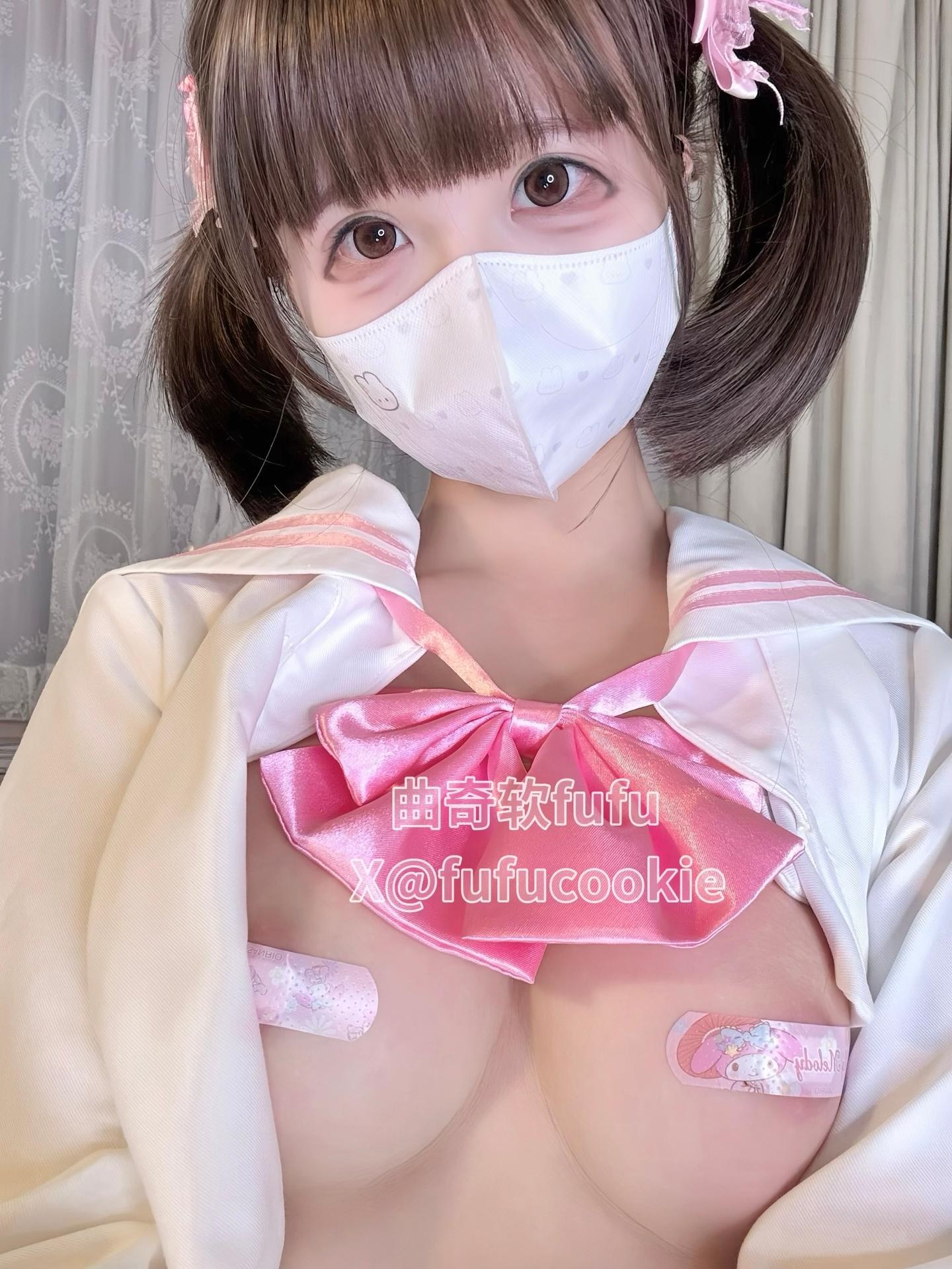 [Private Room] Cookie Soft Fufu - white stockings, school-uniform styling, leg-focused poses, video extras 26P4V