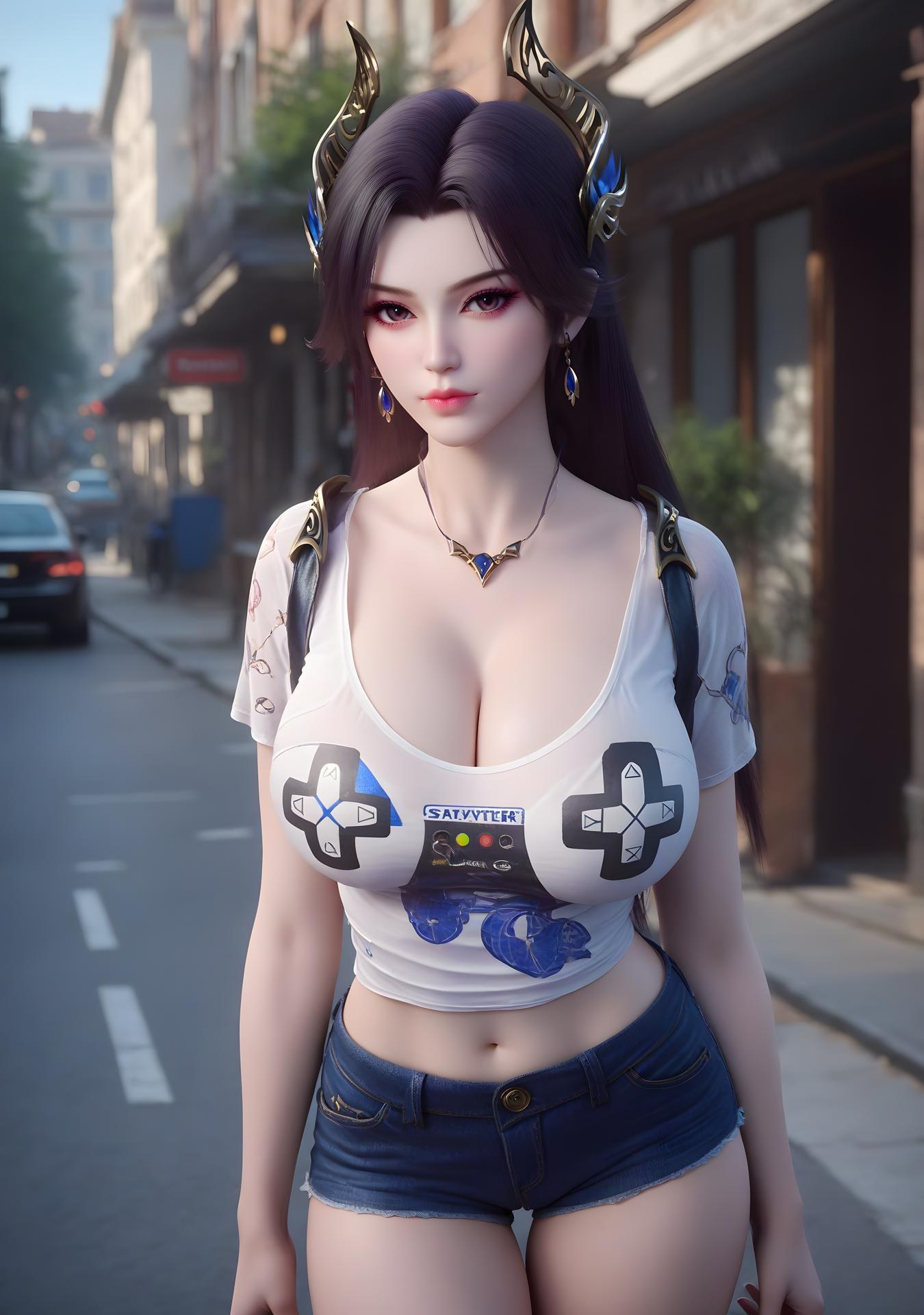 AI Porn - 斗破蒼穹 曹穎：緊身衣露穴成人向圖集 98P
