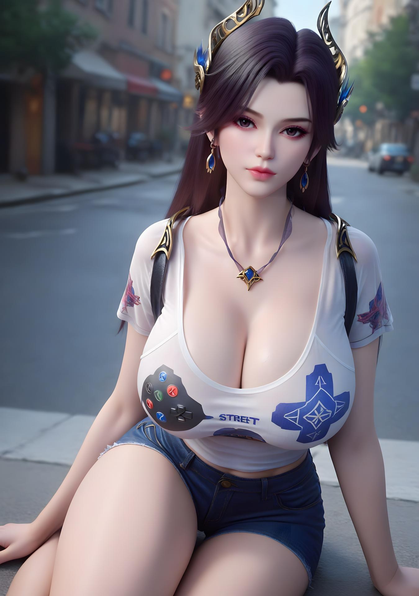 AI Porn - 斗破蒼穹 曹穎：緊身衣露穴成人向圖集 98P
