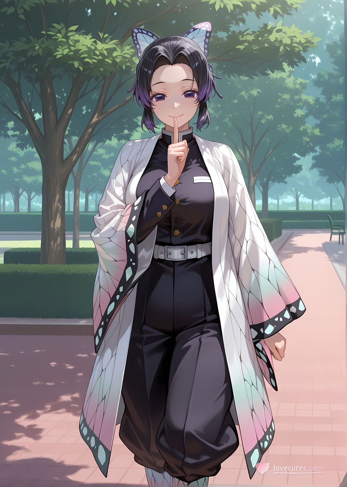 AI Porn - Demon Slayer Shinobu Kocho đồ bó sát kimono phong cách ướt bộ sưu tập AI 177P