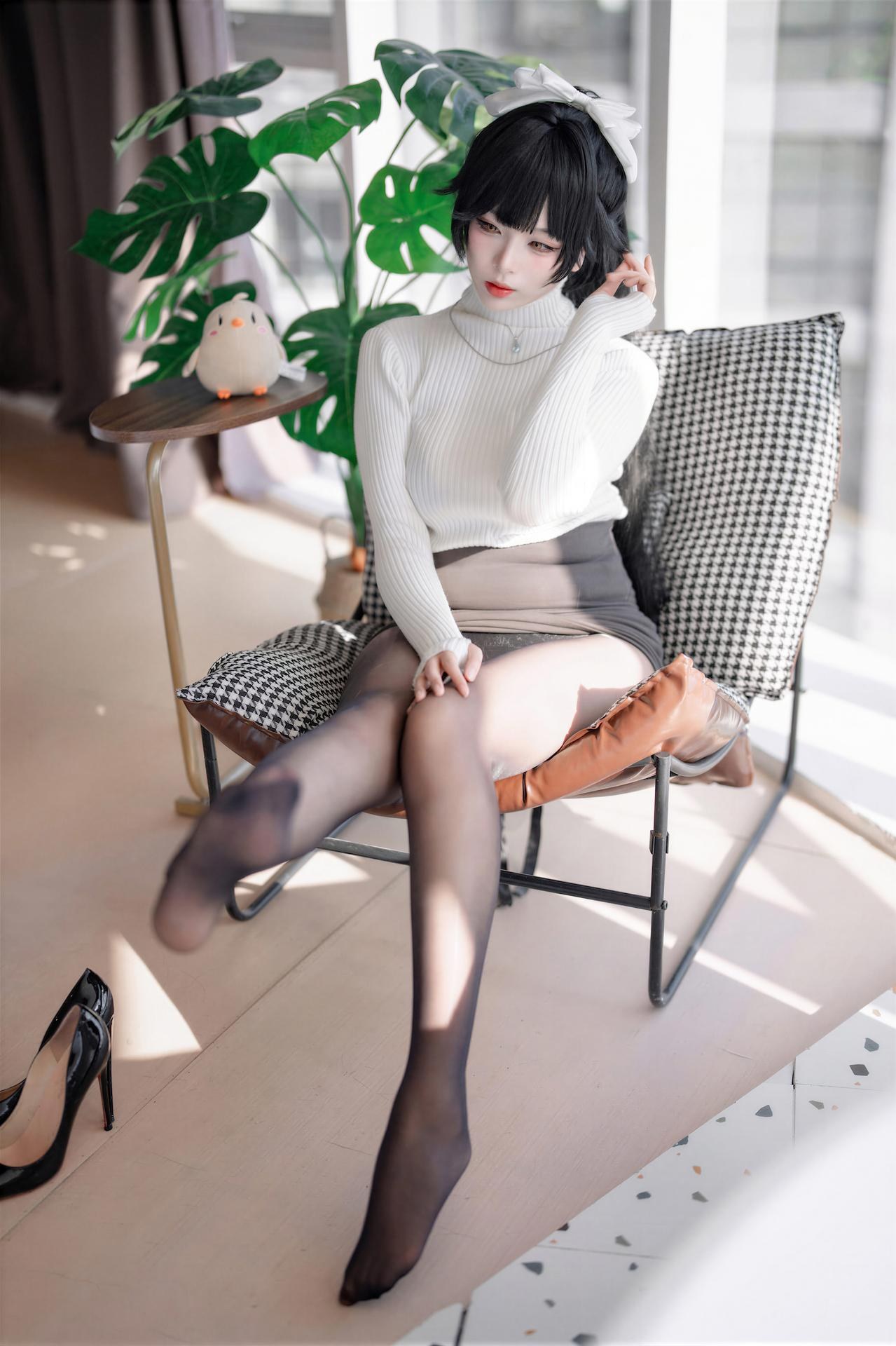 [Cosplay] 轩萧学姐 - 성인 실사 화보 세트 68P