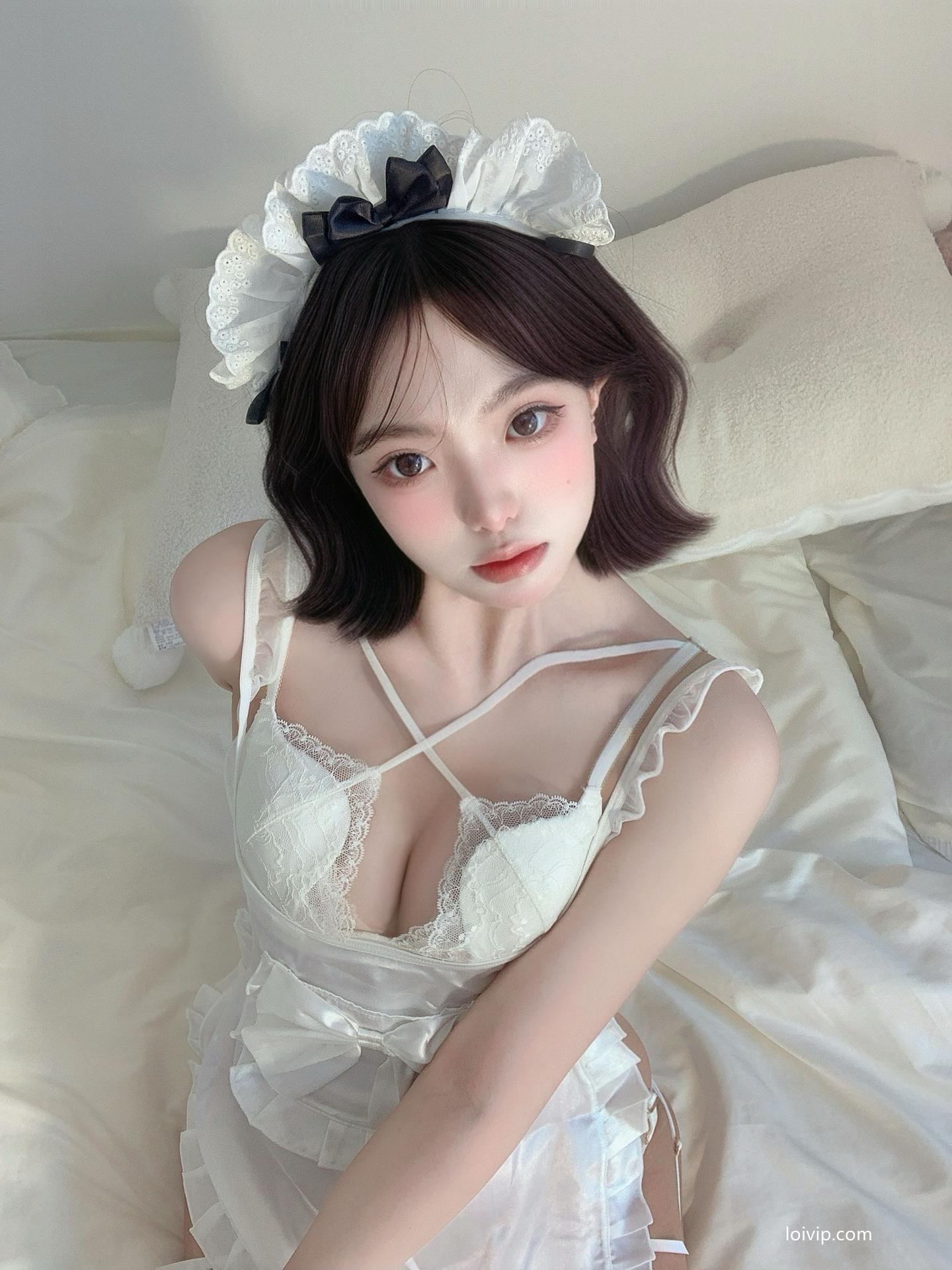 [私房] 你的真真u - 纯欲甜：甜系内衣美胸大尺度私房 45P1V