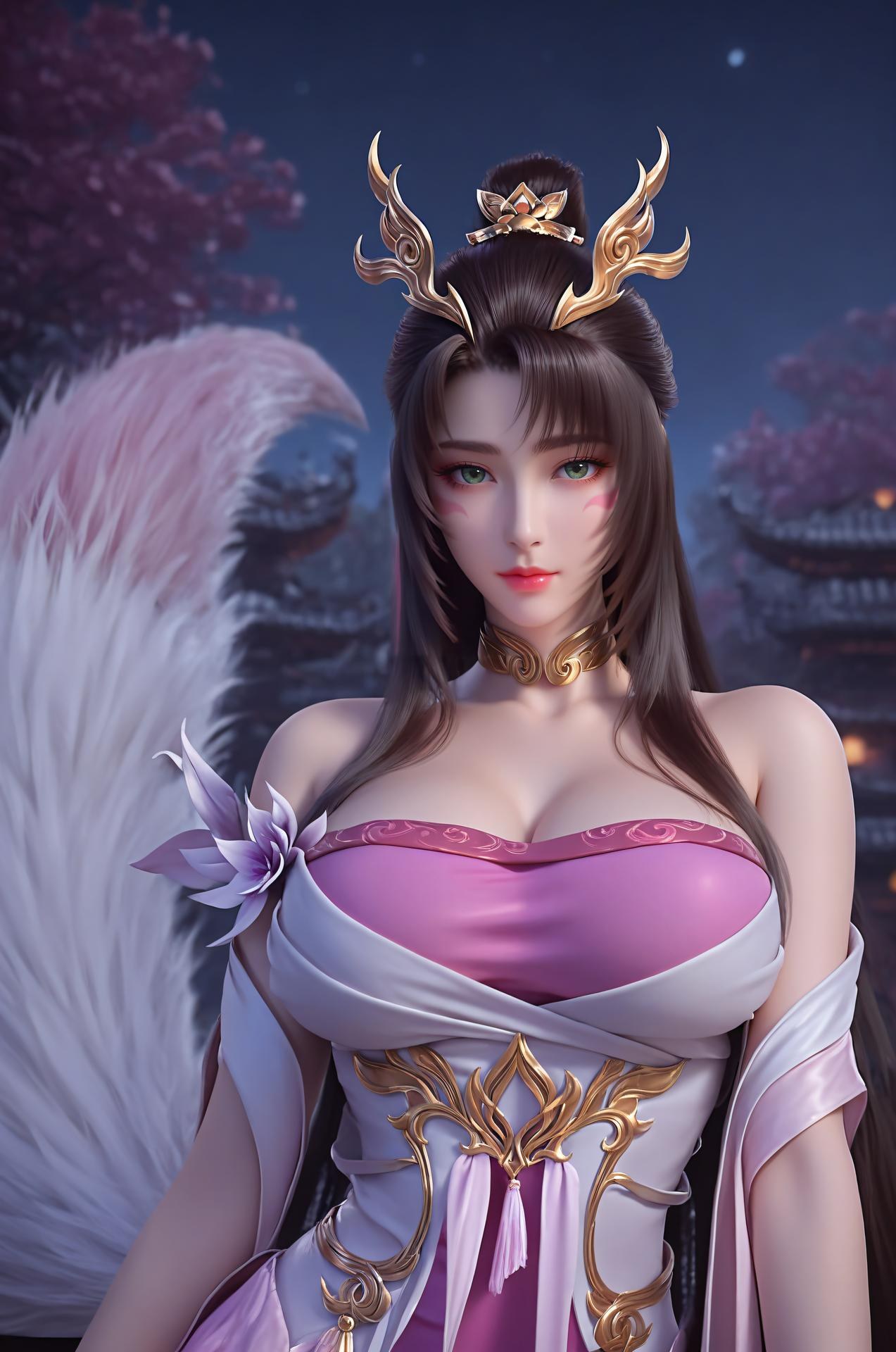 AI Porn - Tianhu Fairy หางจิ้งจอก ชุดโบราณ นู้ดผู้ใหญ่ หางจิ้งจอก ชุดโบราณ ฉากกลางคืน และนู้ดผู้ใหญ่ แกลเลอรี AI 191P