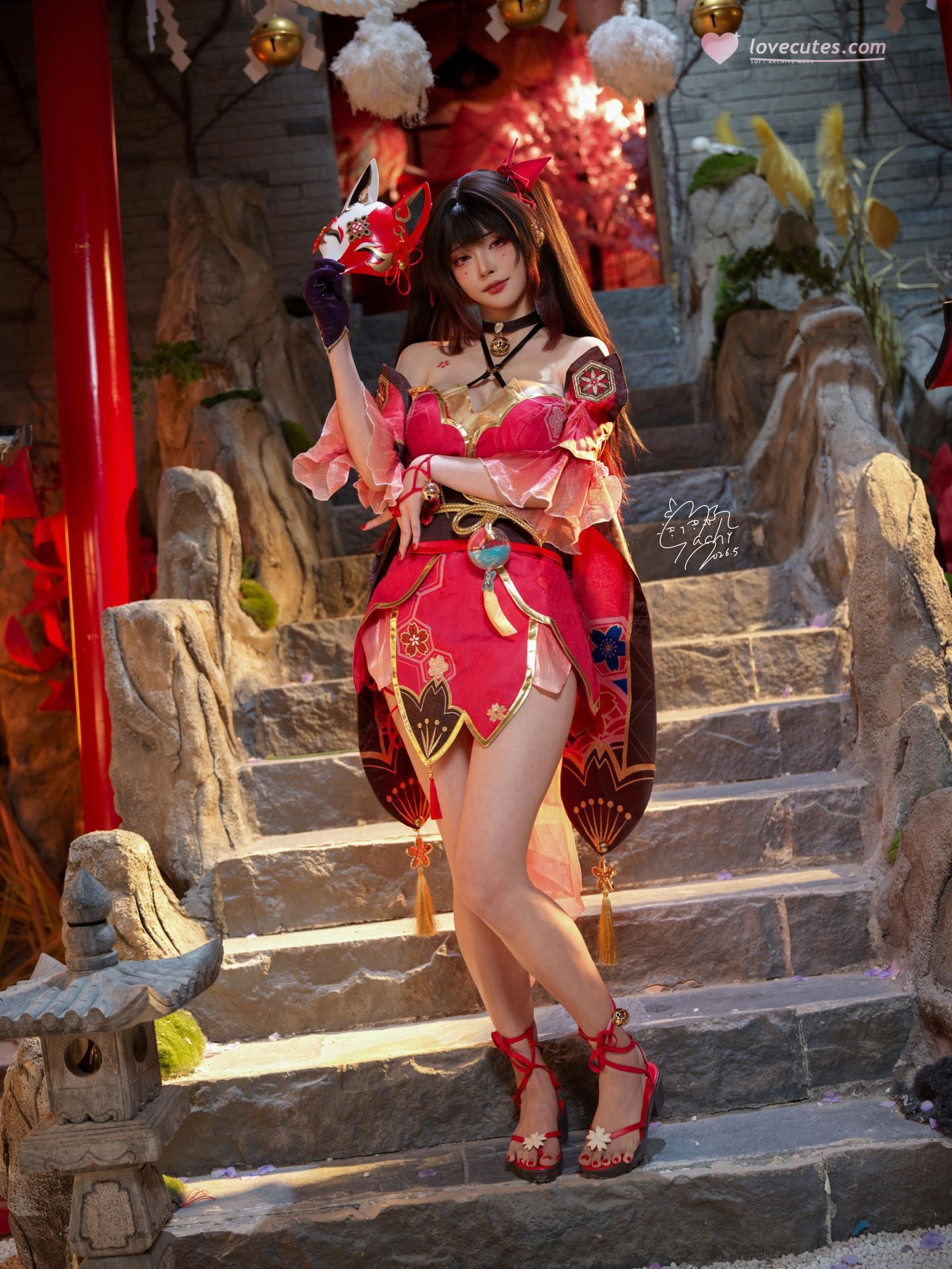 [Photo Set] Machi Magi - Fireworks Yukata Model Photo Set 107P