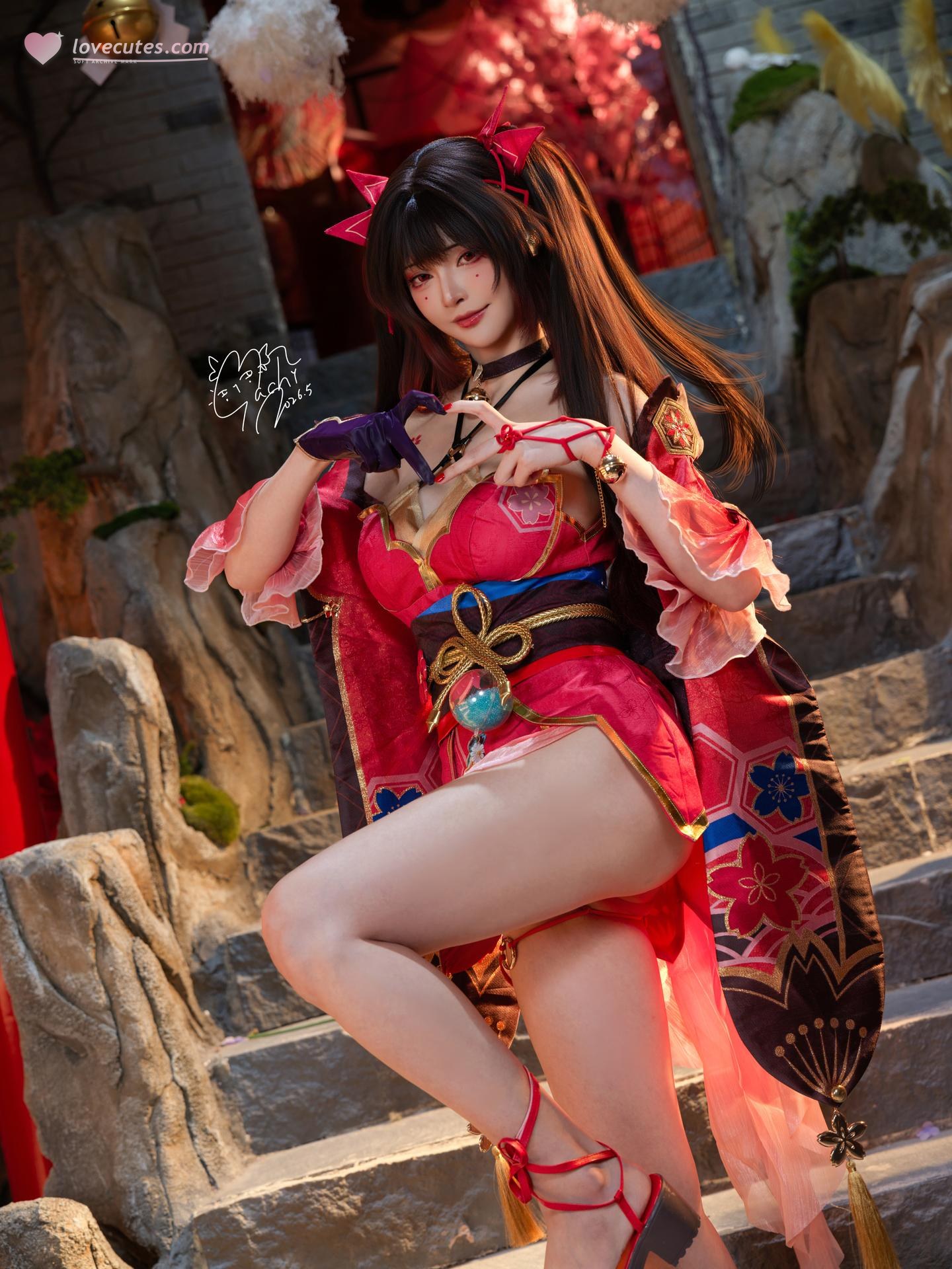 [Photo Set] Machi Magi - Fireworks Yukata Model Photo Set 107P