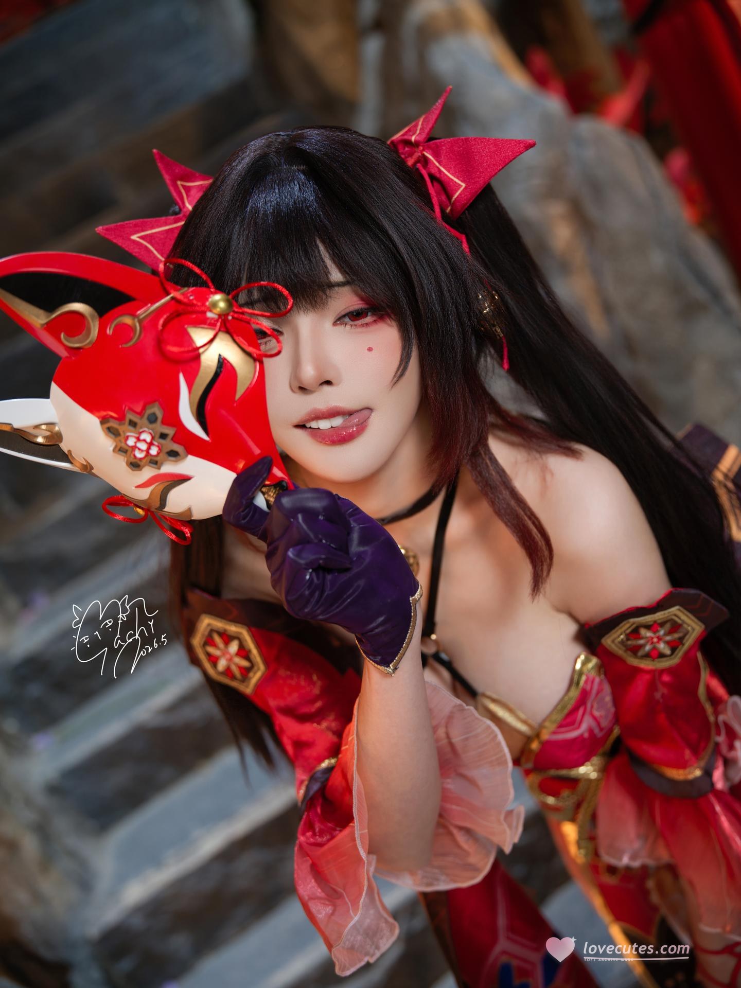 [Photo Set] Machi Magi - Fireworks Yukata Model Photo Set 107P