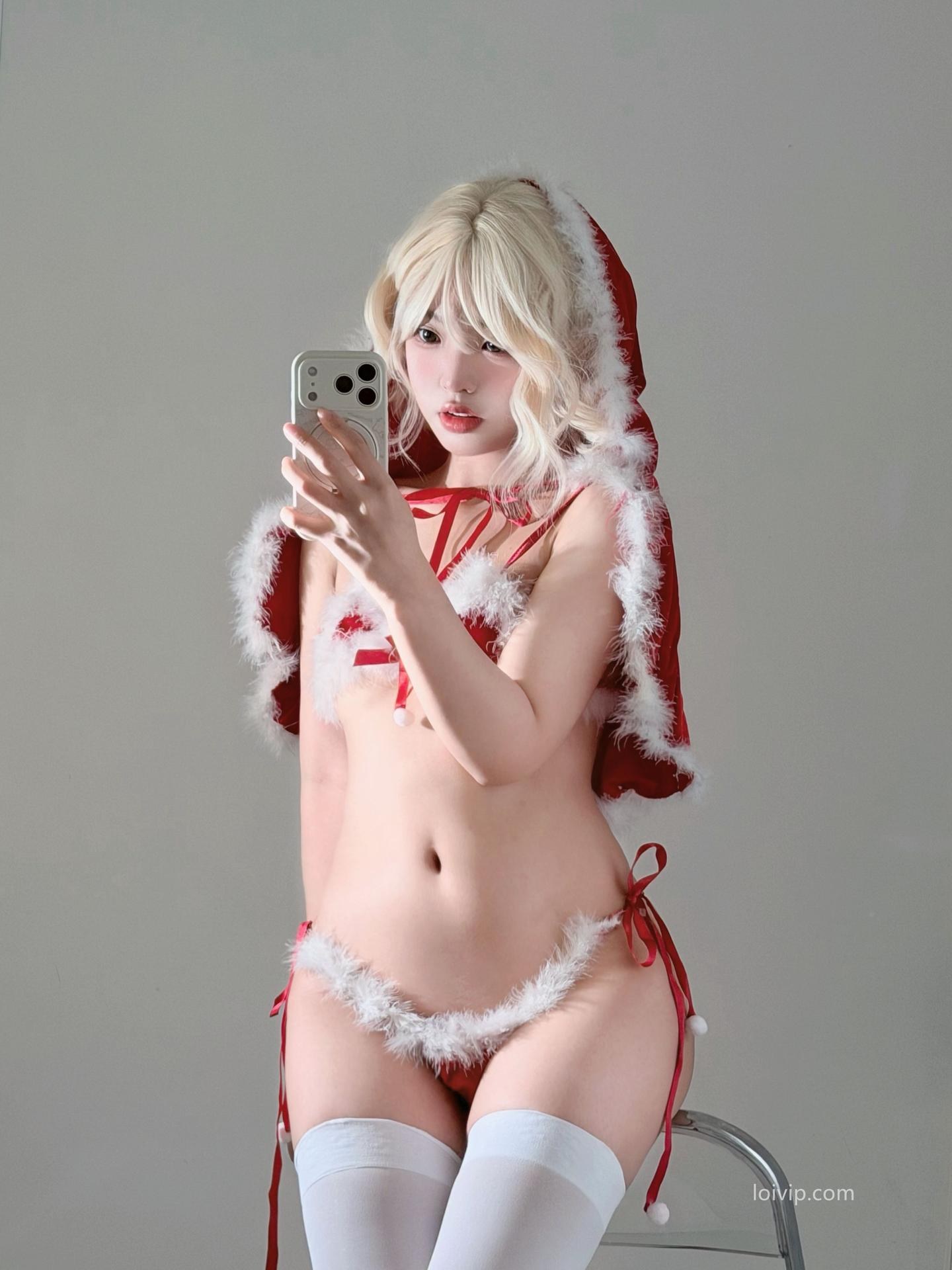 [Photo Set] Nide Zhenzhenu - Christmas bộ ảnh cosplay 30P1V