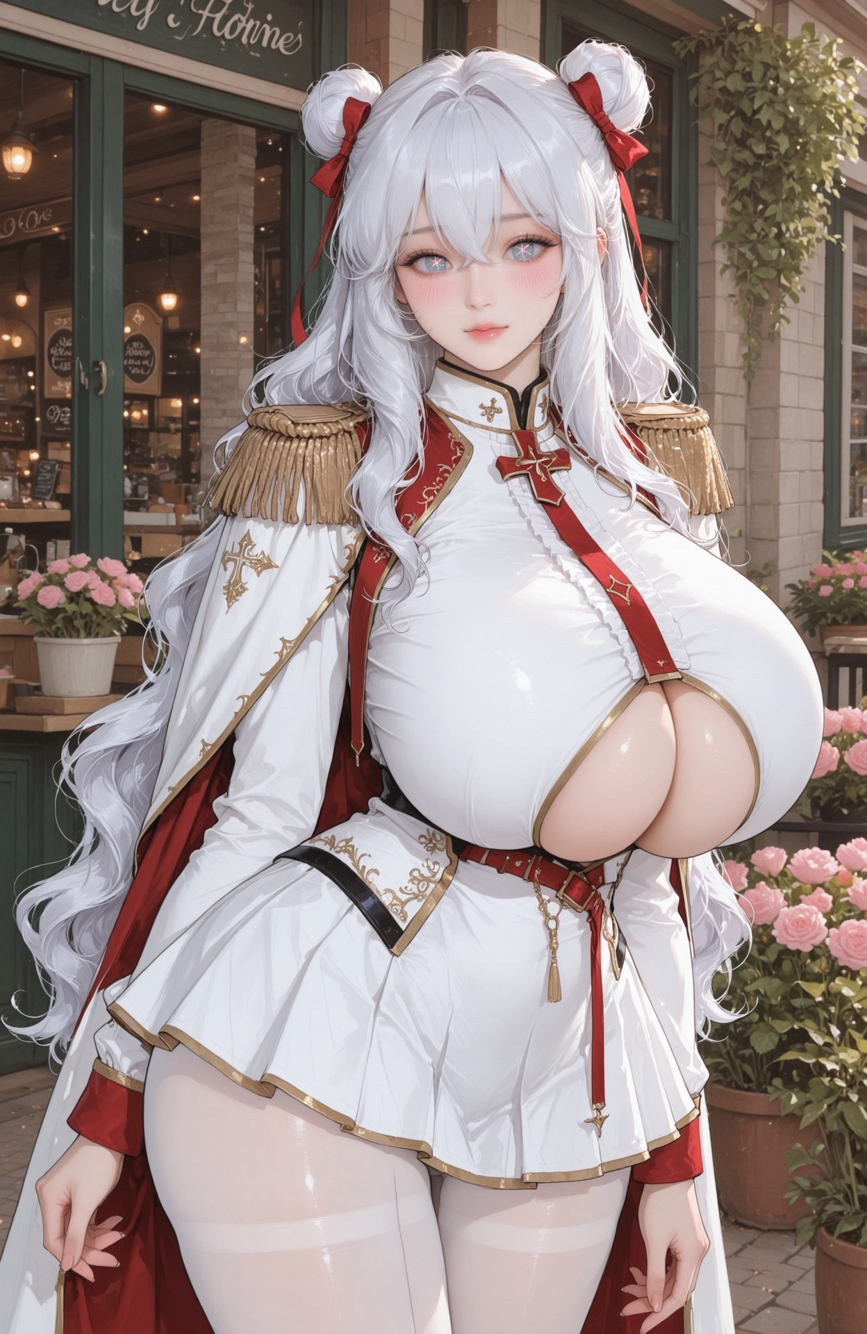 AI Generated Anime Girl - 碧蓝航线 恶毒：制服露穴 101P