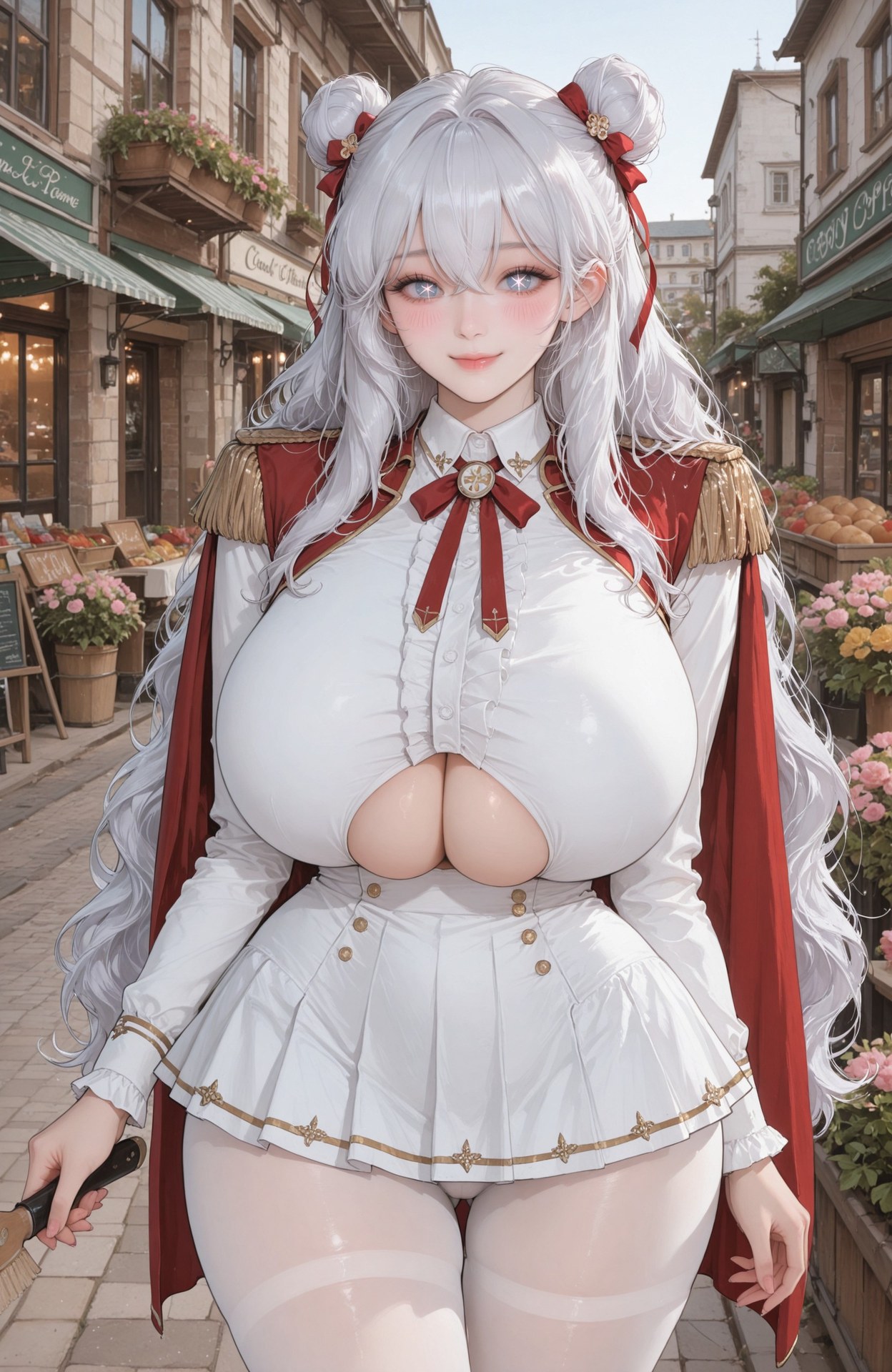 AI Generated Anime Girl - 碧蓝航线 恶毒：制服露穴 101P