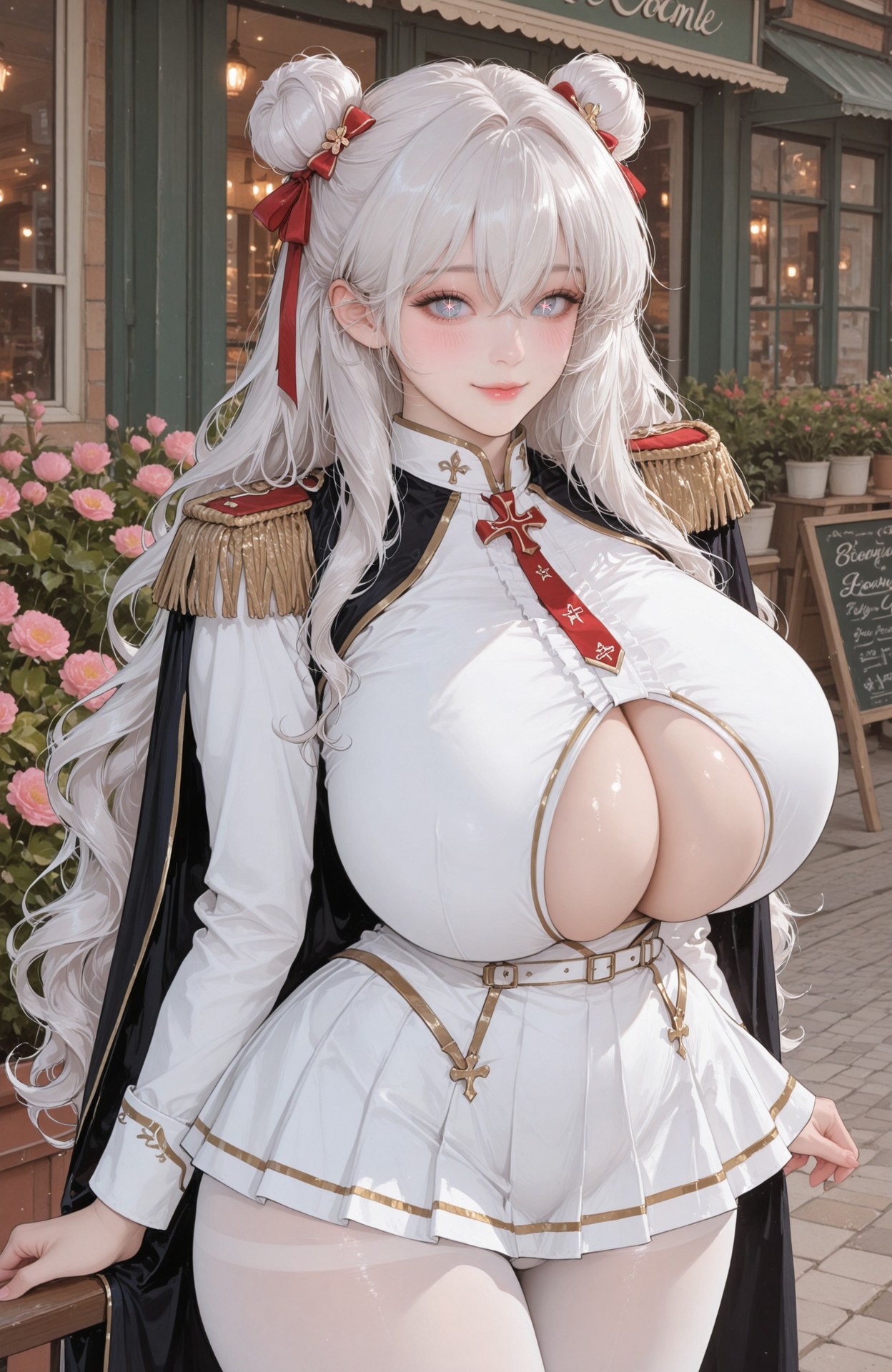 AI Generated Anime Girl - 碧蓝航线 恶毒：制服露穴 101P