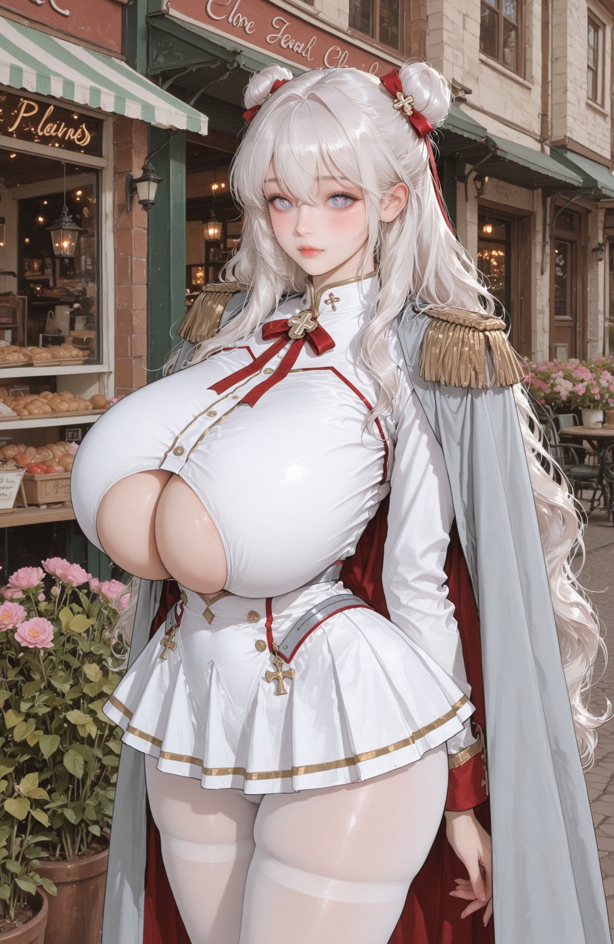 AI Generated Anime Girl - 碧蓝航线 恶毒：制服露穴 101P
