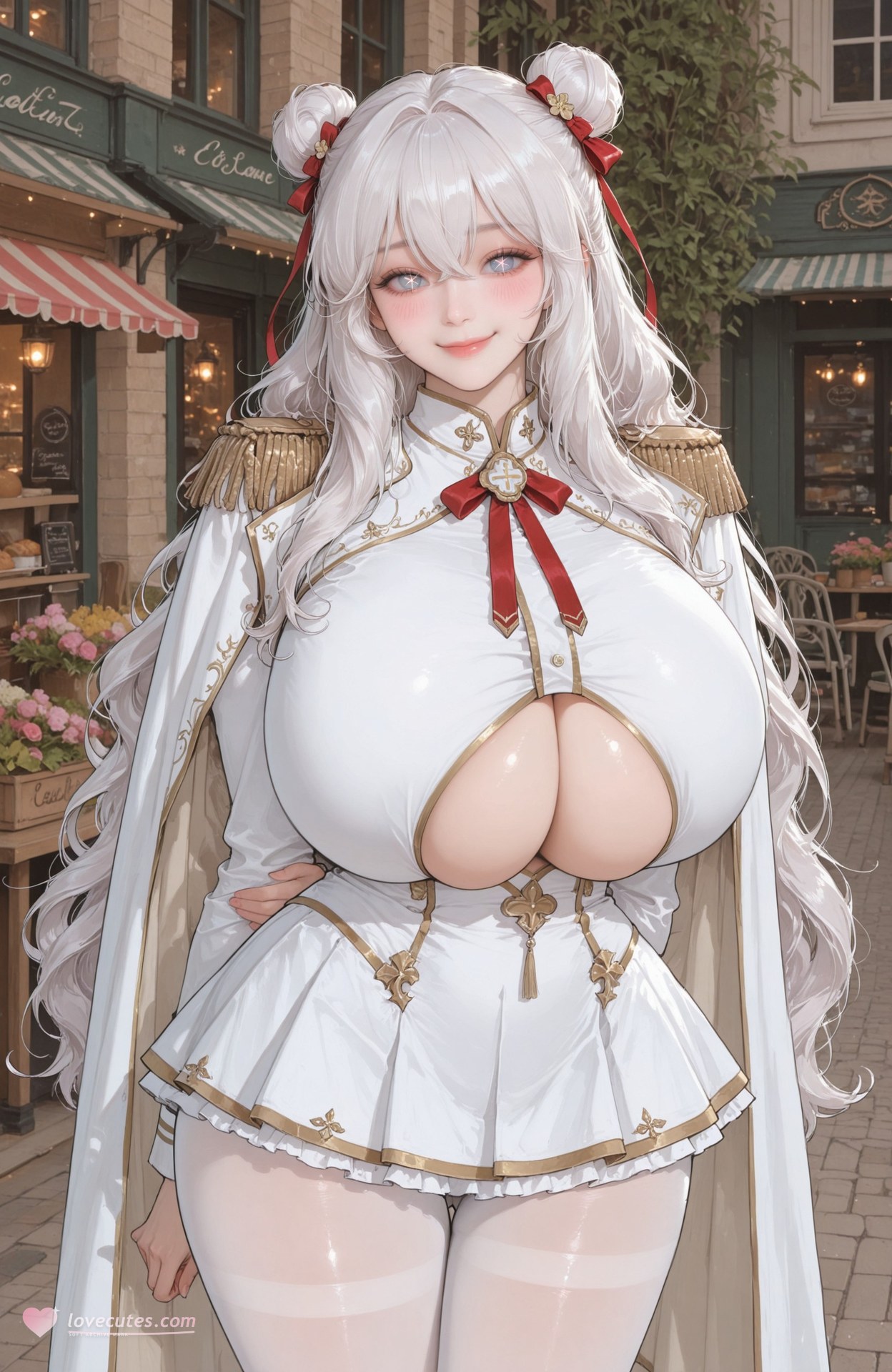 AI Generated Anime Girl - 碧蓝航线 恶毒：制服露穴 101P