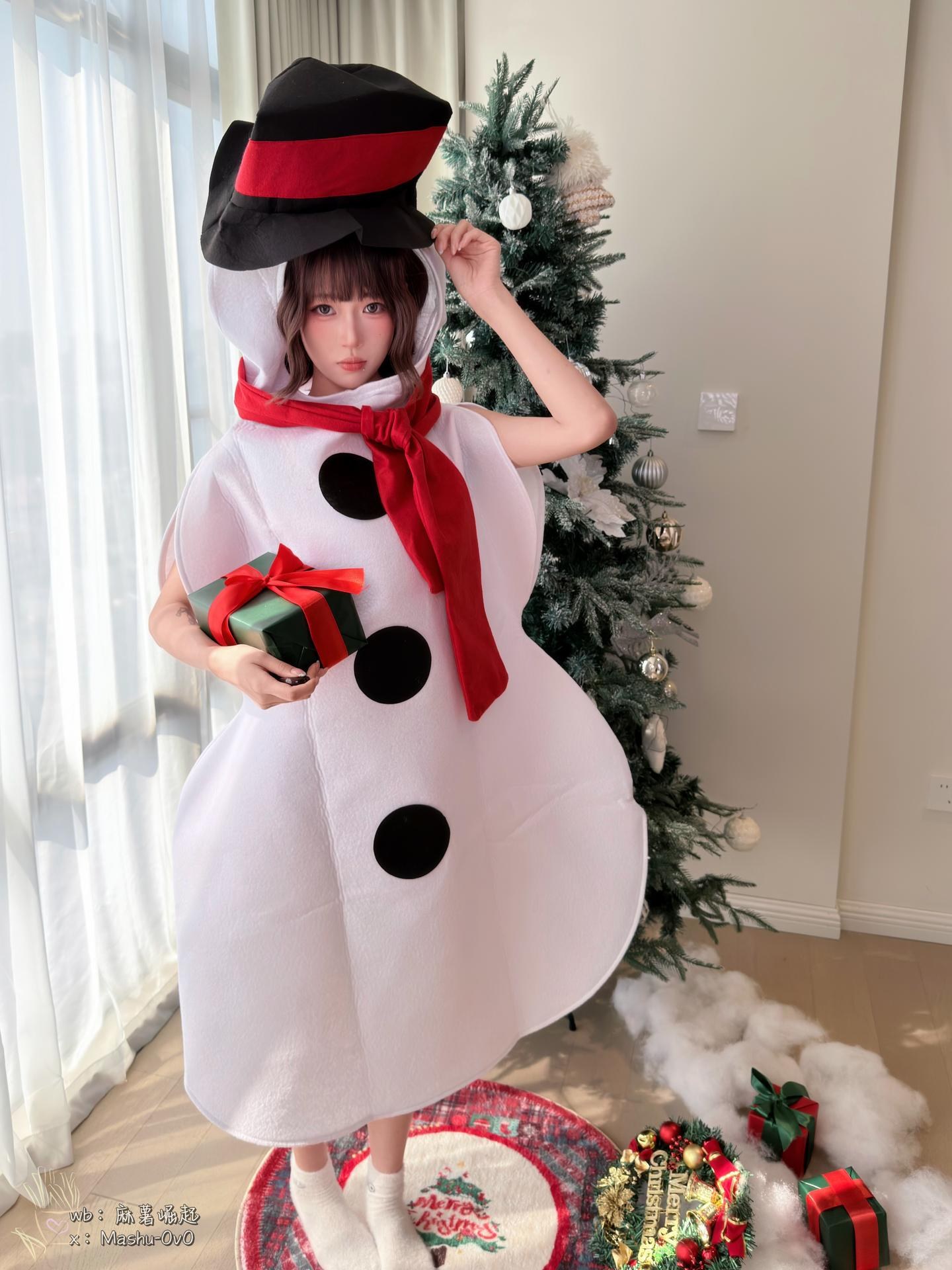 [写真] 麻薯好吃 - 雪人小姐的惊喜指令：雪人冬日主题白色造型 73P