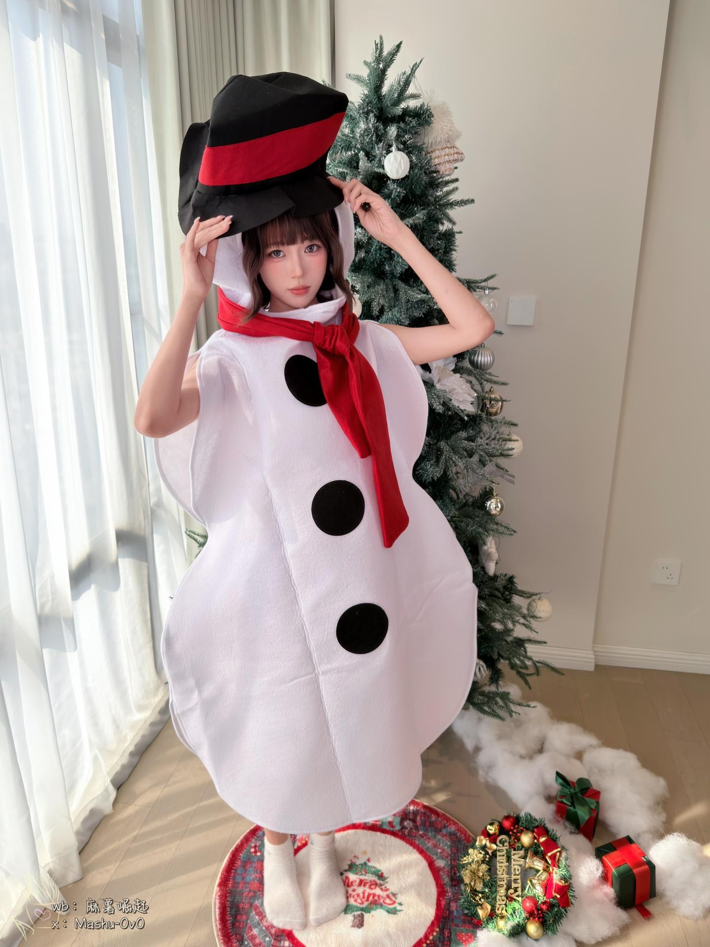 [写真] 麻薯好吃 - 雪人小姐的惊喜指令：雪人冬日主题白色造型 73P