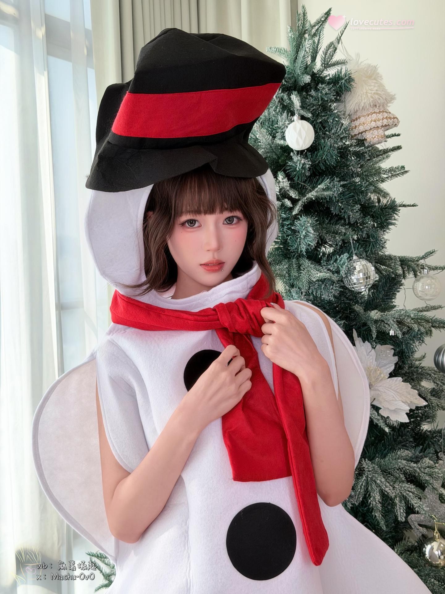 [写真] 麻薯好吃 - 雪人小姐的惊喜指令：雪人冬日主题白色造型 73P