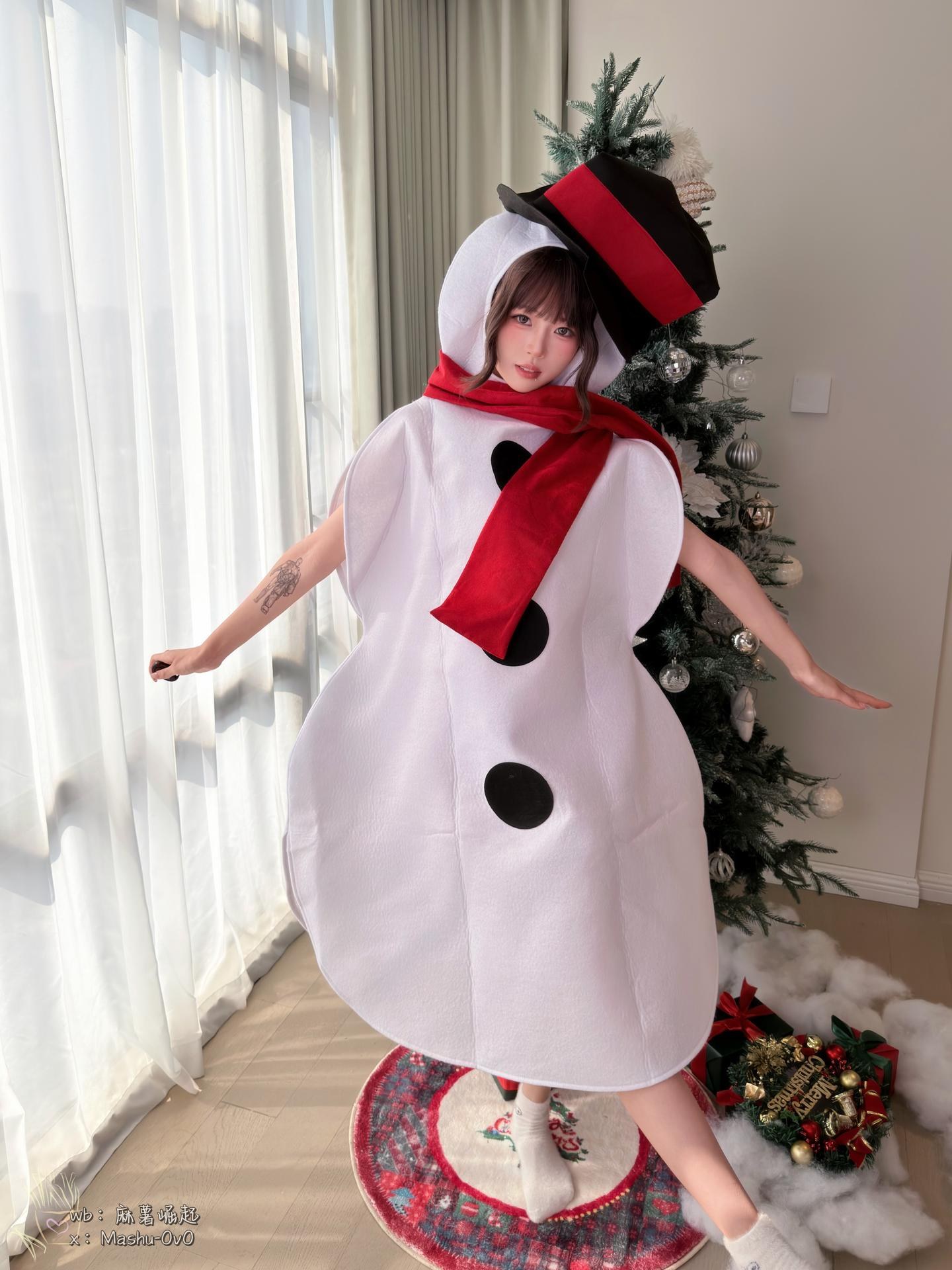 [写真] 麻薯好吃 - 雪人小姐的惊喜指令：雪人冬日主题白色造型 73P