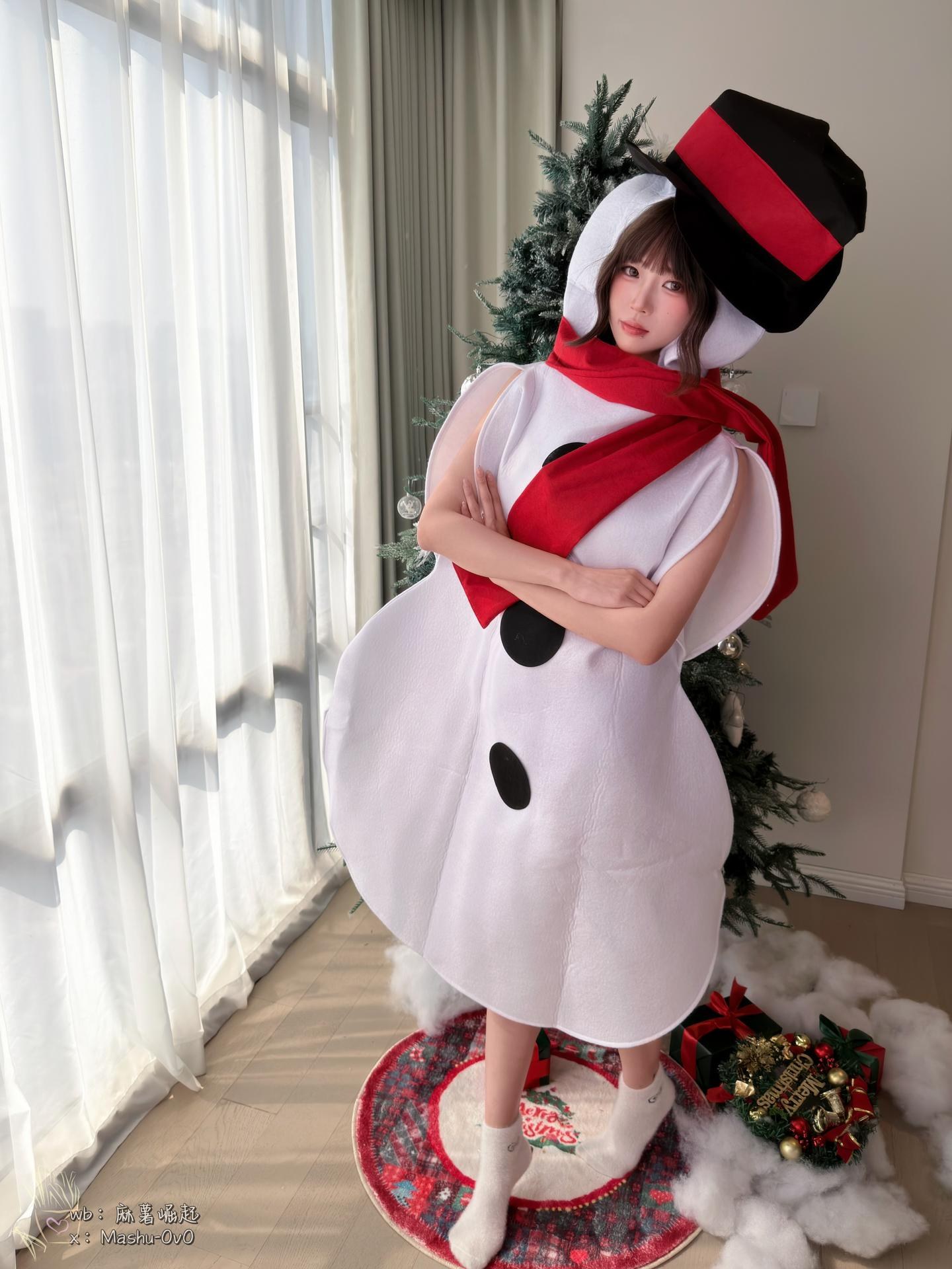 [写真] 麻薯好吃 - 雪人小姐的惊喜指令：雪人冬日主题白色造型 73P