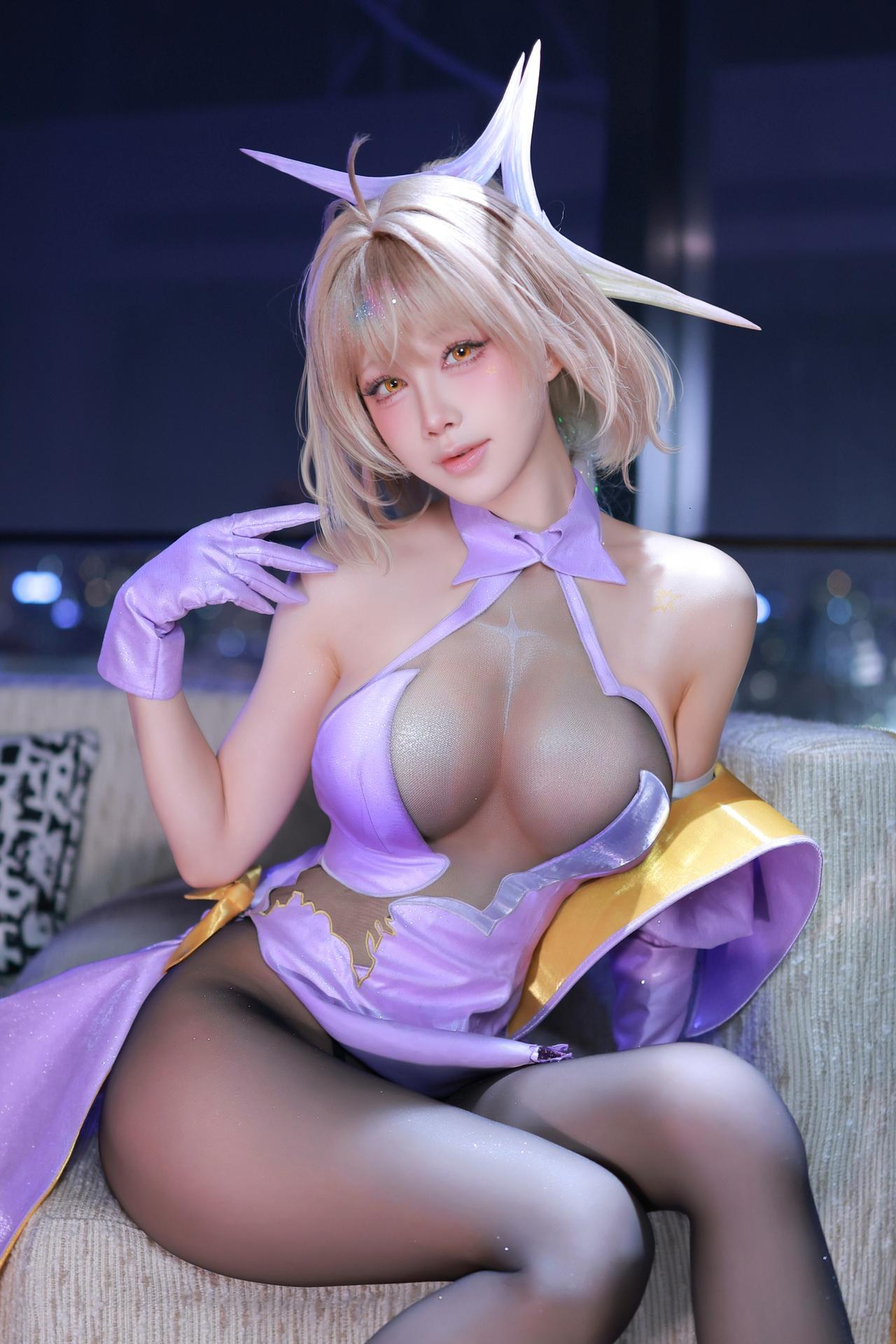 [Cosplay] Shuimiao Aqua - Super Star Starlight bộ ảnh cosplay 54P