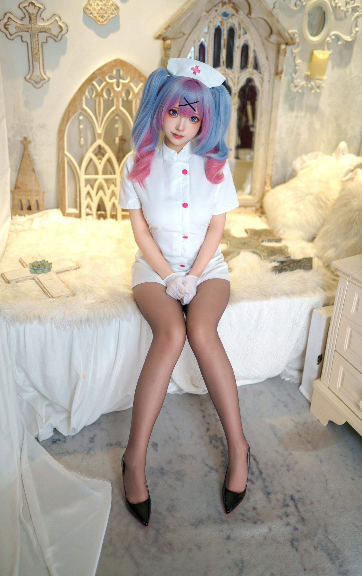 [写真] Bangni邦尼 - 兔子洞护士：美腿大尺度 86P9V