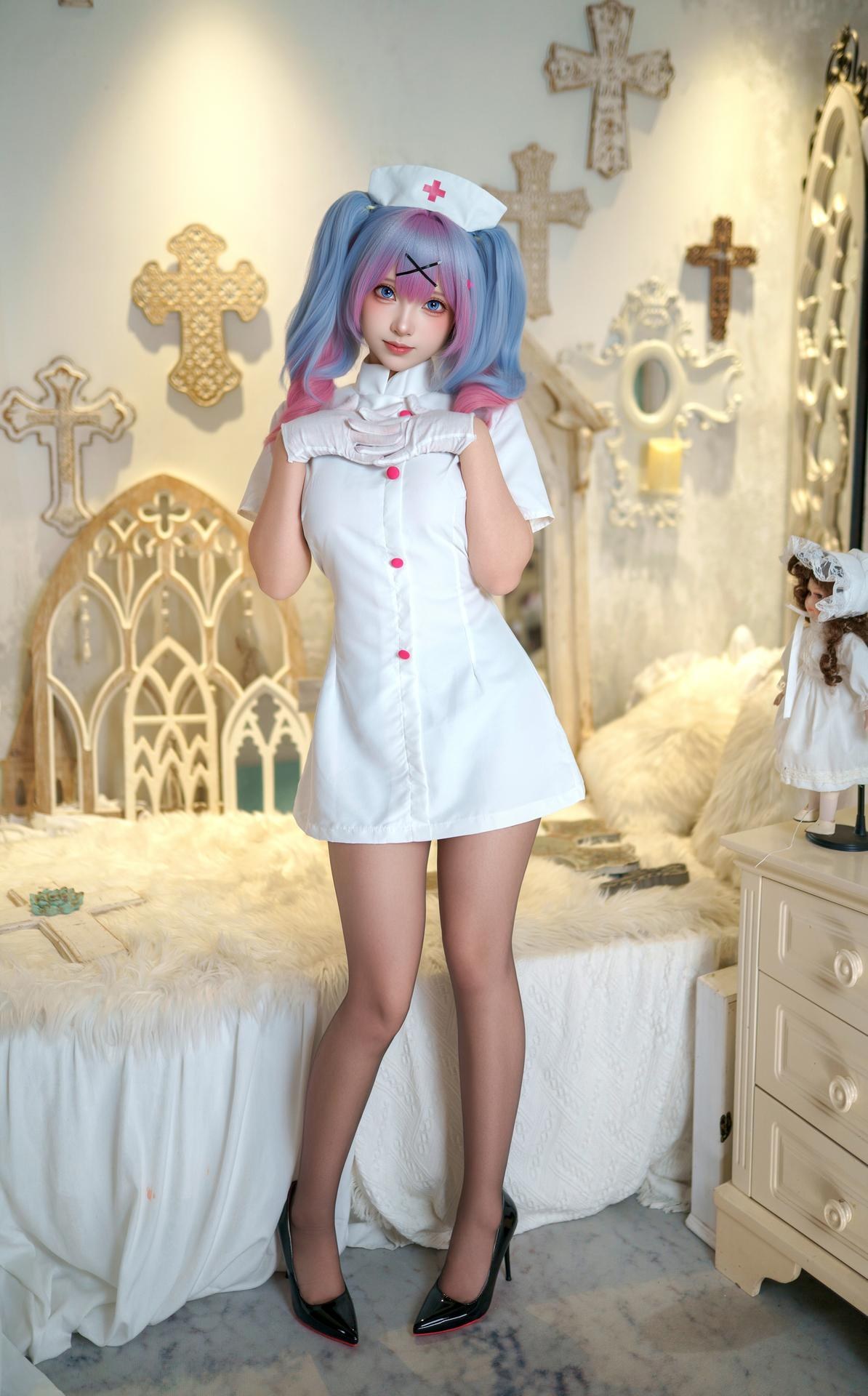 [写真] Bangni邦尼 - 兔子洞护士：美腿大尺度 86P9V