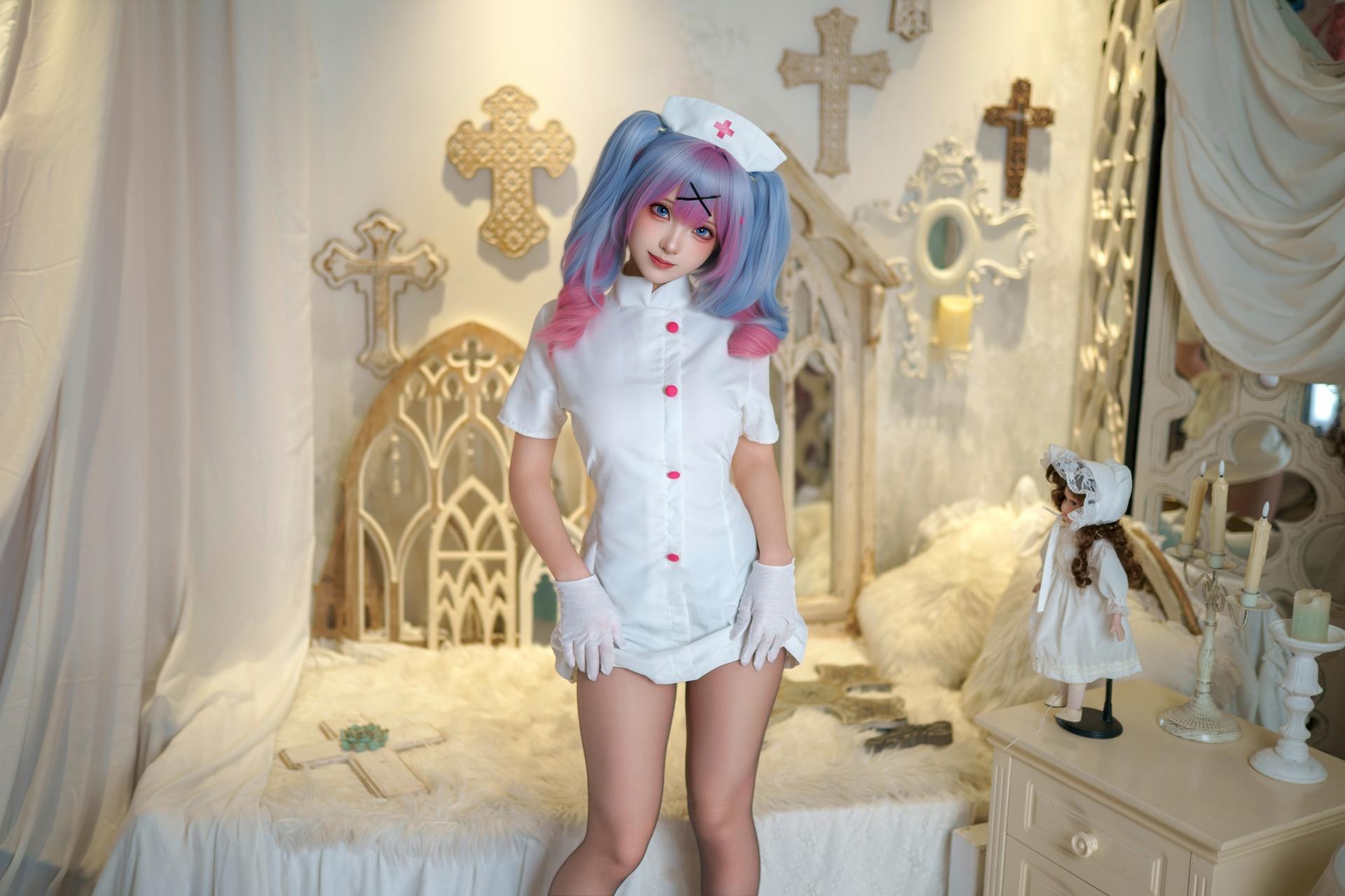 [写真] Bangni邦尼 - 兔子洞护士：美腿大尺度 86P9V
