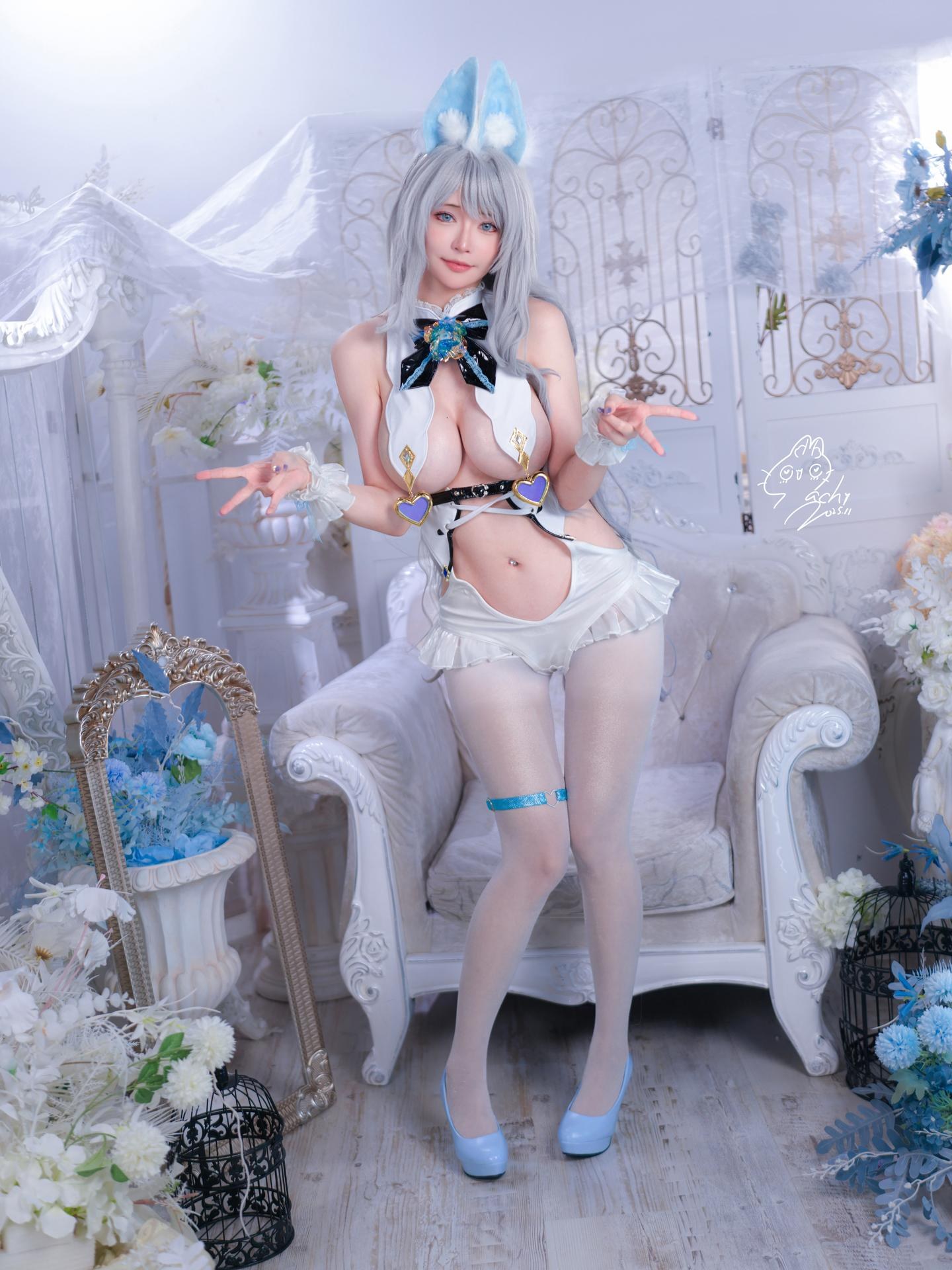 [写真] Machi馬吉 - White Rabbit：美腿大尺度 92P